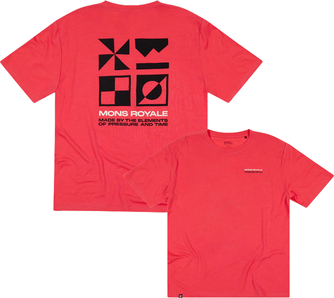 T-shirt en laine de mérinos - Icon Merino T-Shirt W Watermelon en Nylon - Taille S - Rose