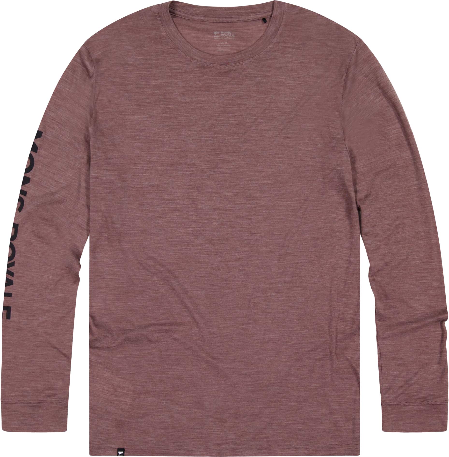 T-shirt en laine de mérinos - Zephyr Merino Tencel LS M Chestnut en Nylon - Taille L - Marron