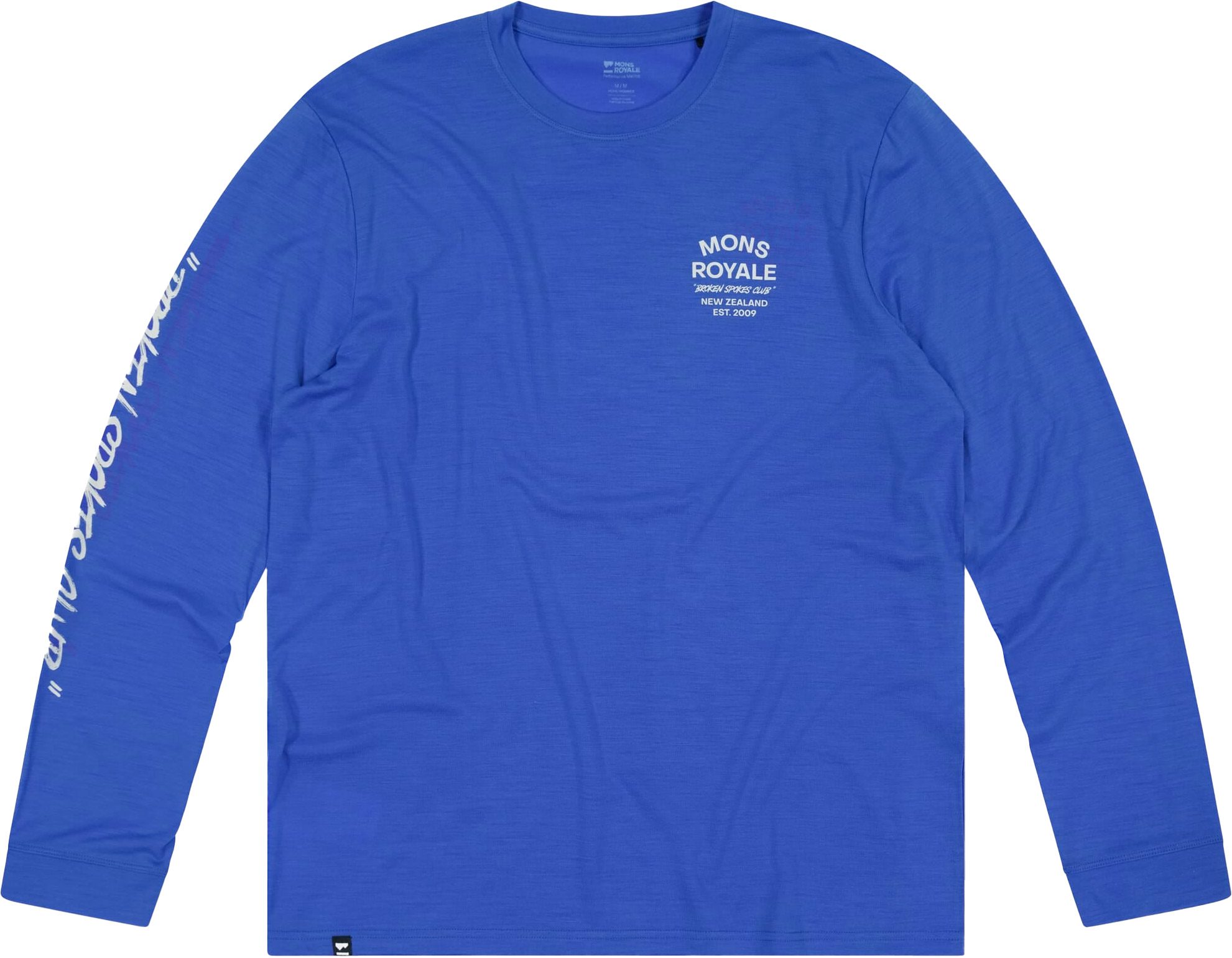 T-shirt en laine de mérinos - Icon Merino LS M Ultramarine en Nylon - Taille L - Bleu