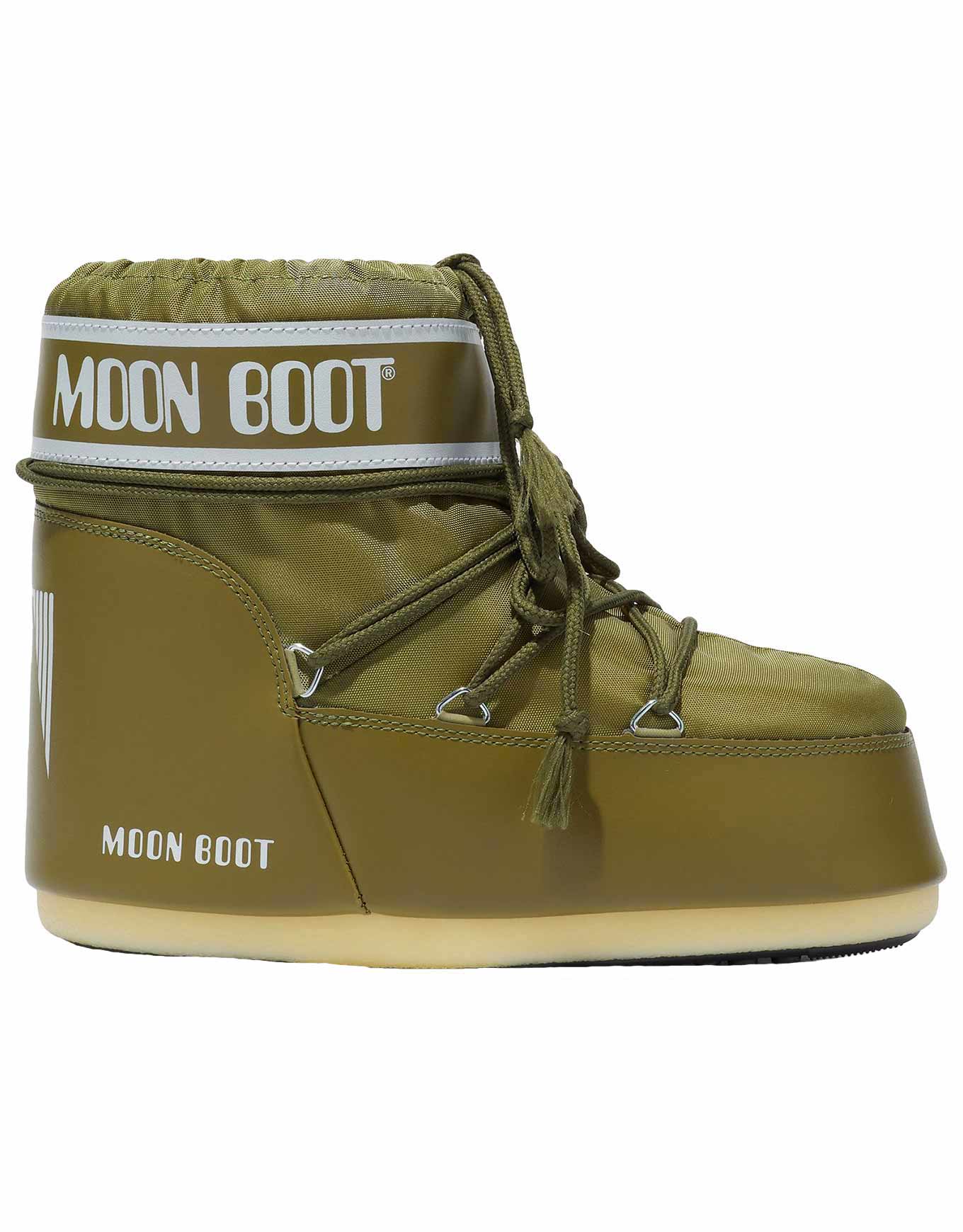 Schneestiefel – Unisex – Icon Low Nylon Moon Boot Classic Low 2 Khaki Größe 42-44