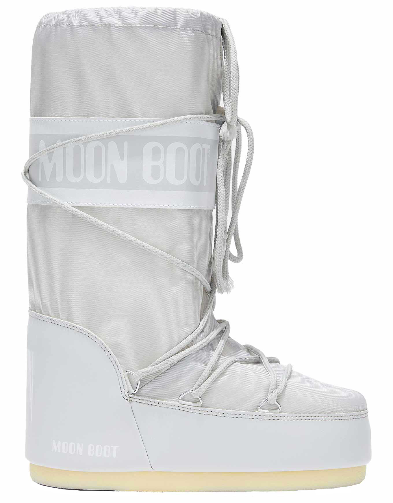 Damen-Schneestiefel – Icon Nylon Moon Boot Icon Nylon Glacier Grey für Damen Größe 42-44 Grau