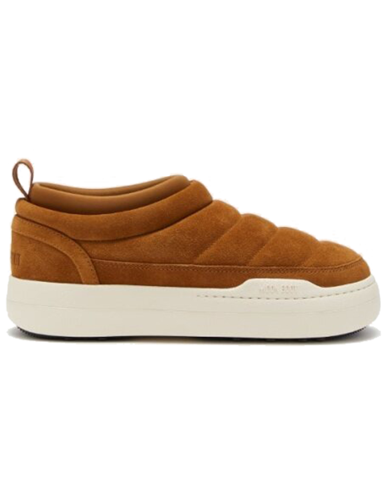 Chaussons rembourrés - Moon Boot Park Soft Suede Cognac - Taille 40 - Marron