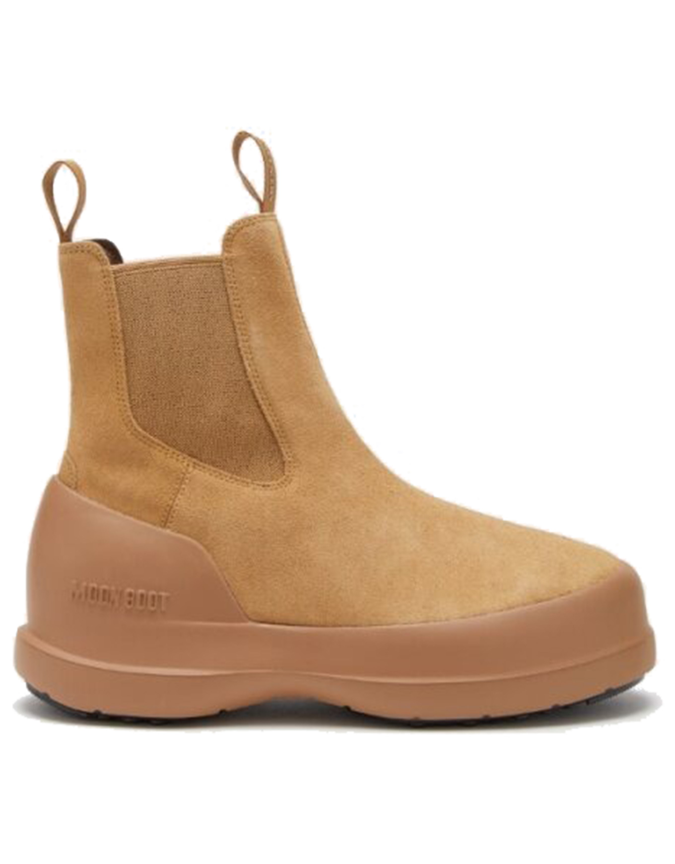 Bottines rembourrées - Moon Boot Luna Chelsea Suede Sand - Taille 39 - Marron