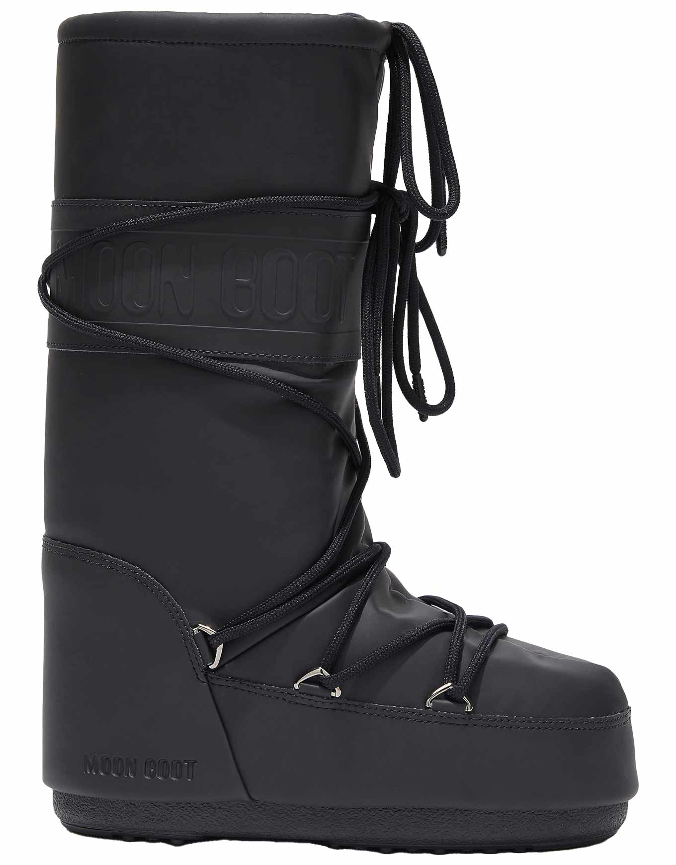 Schneestiefel – Unisex – Icon Rubber Moon Boot Icon Rubber Black Größe 42-44 schwarz