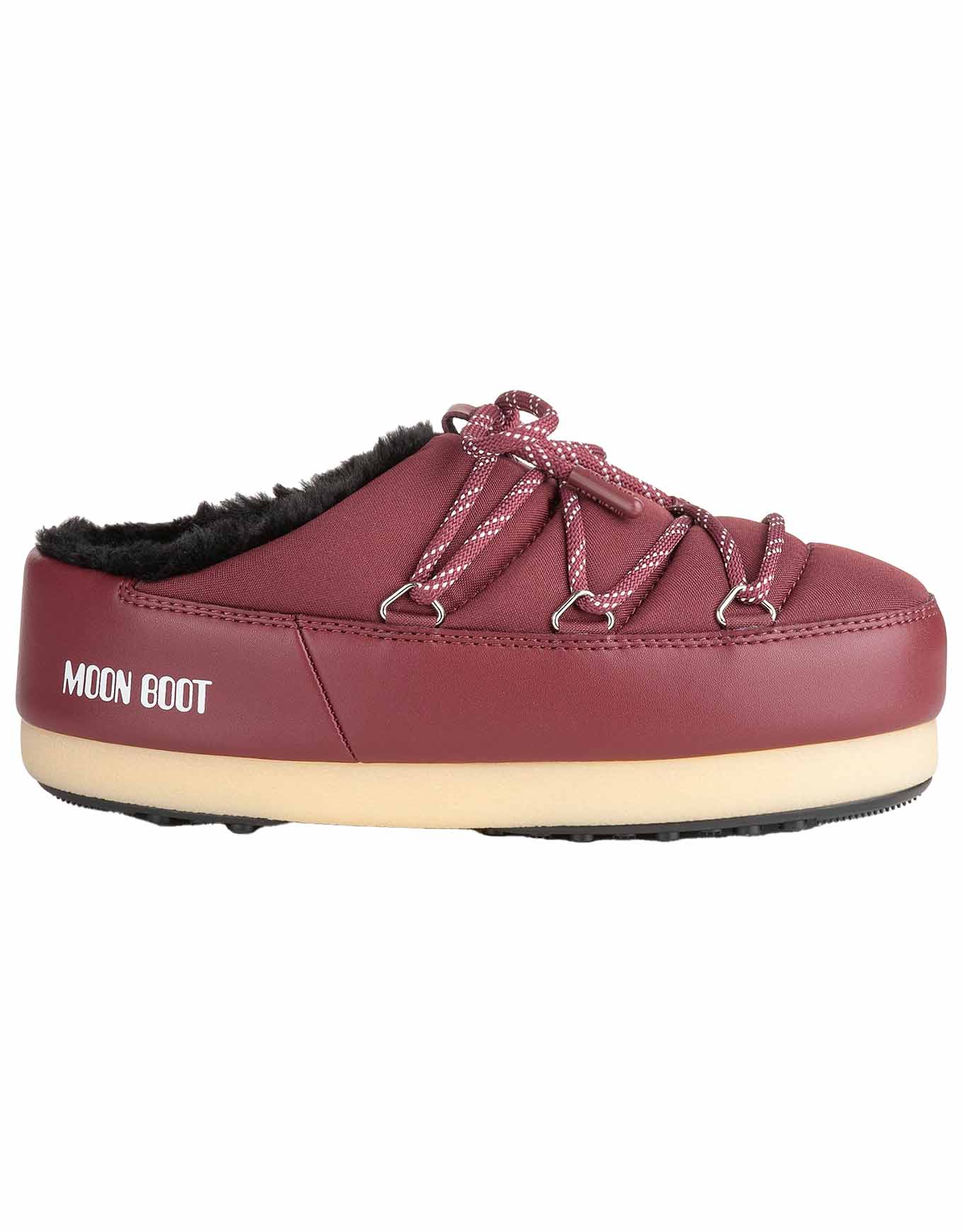Mules après-ski - Moon Boot Evx Mule Nylon Burgundy - Taille 39-40 - Bordeaux