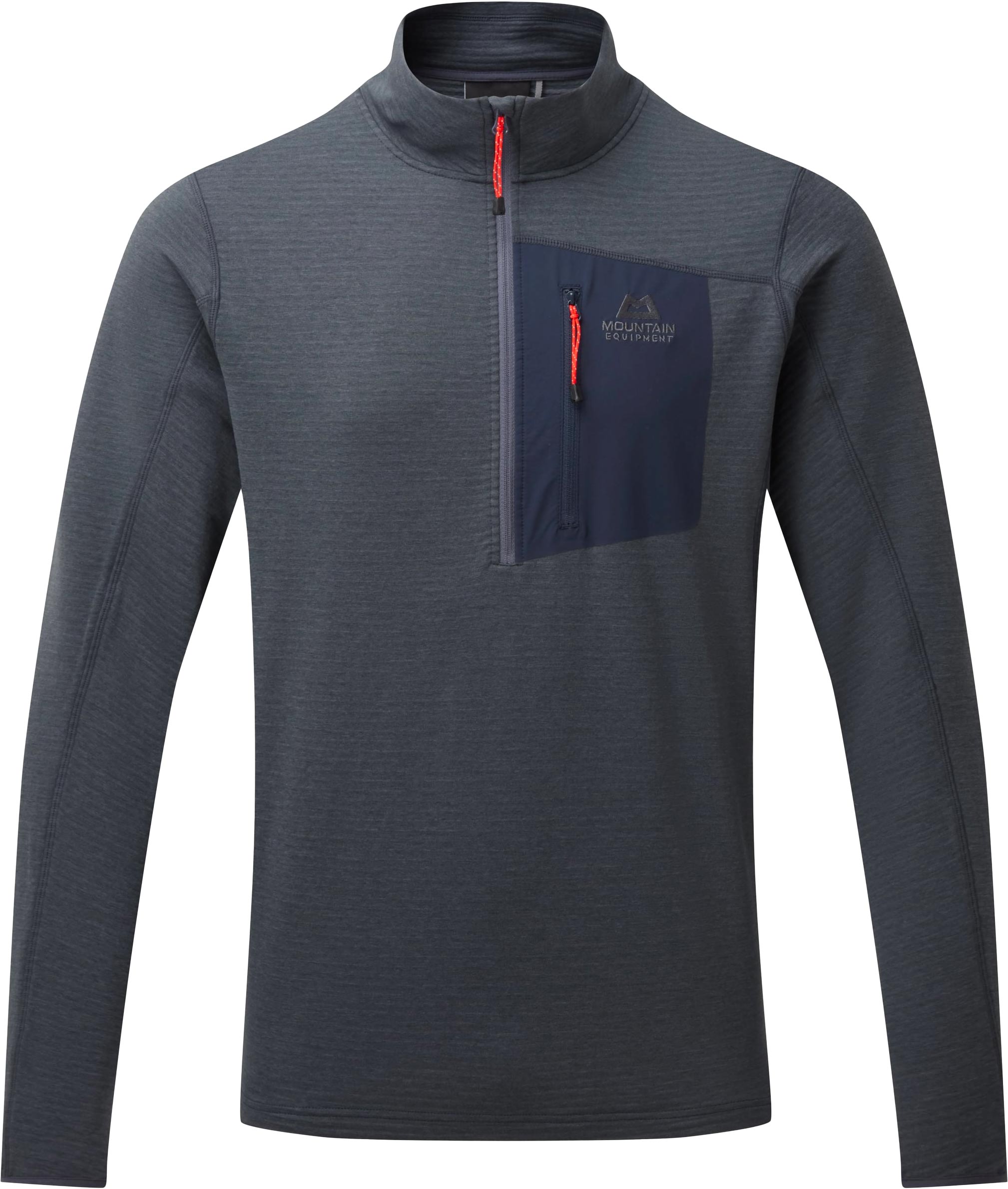 Polaire stretch et légère zippée - Lumiko M Zip T Ombre Blue/Cosmos - Taille M - Gris