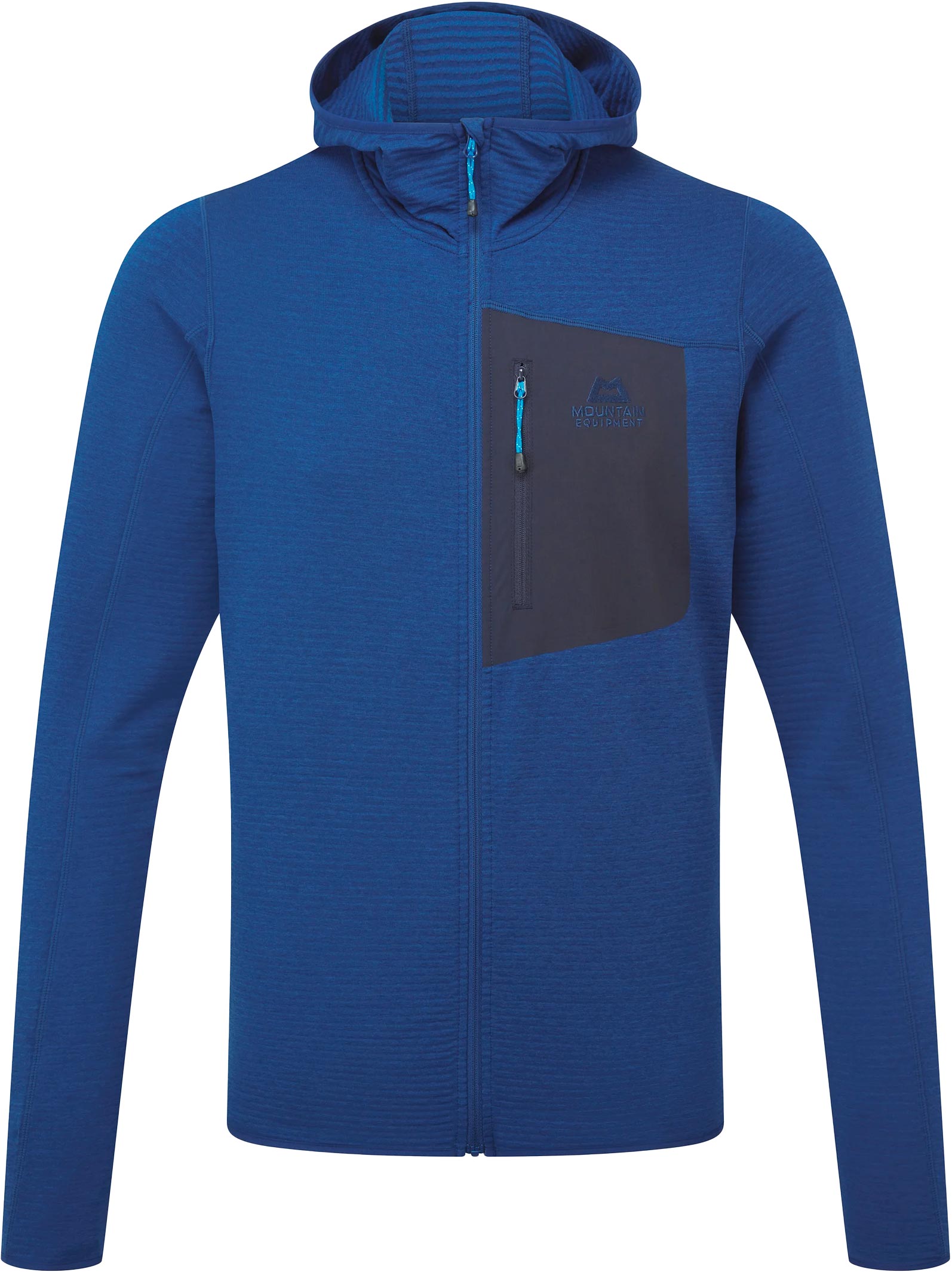 Polaire stretch et légère zippée - Lumiko Hooded M Jacket Admiral/Cosmos - Taille M - Bleu