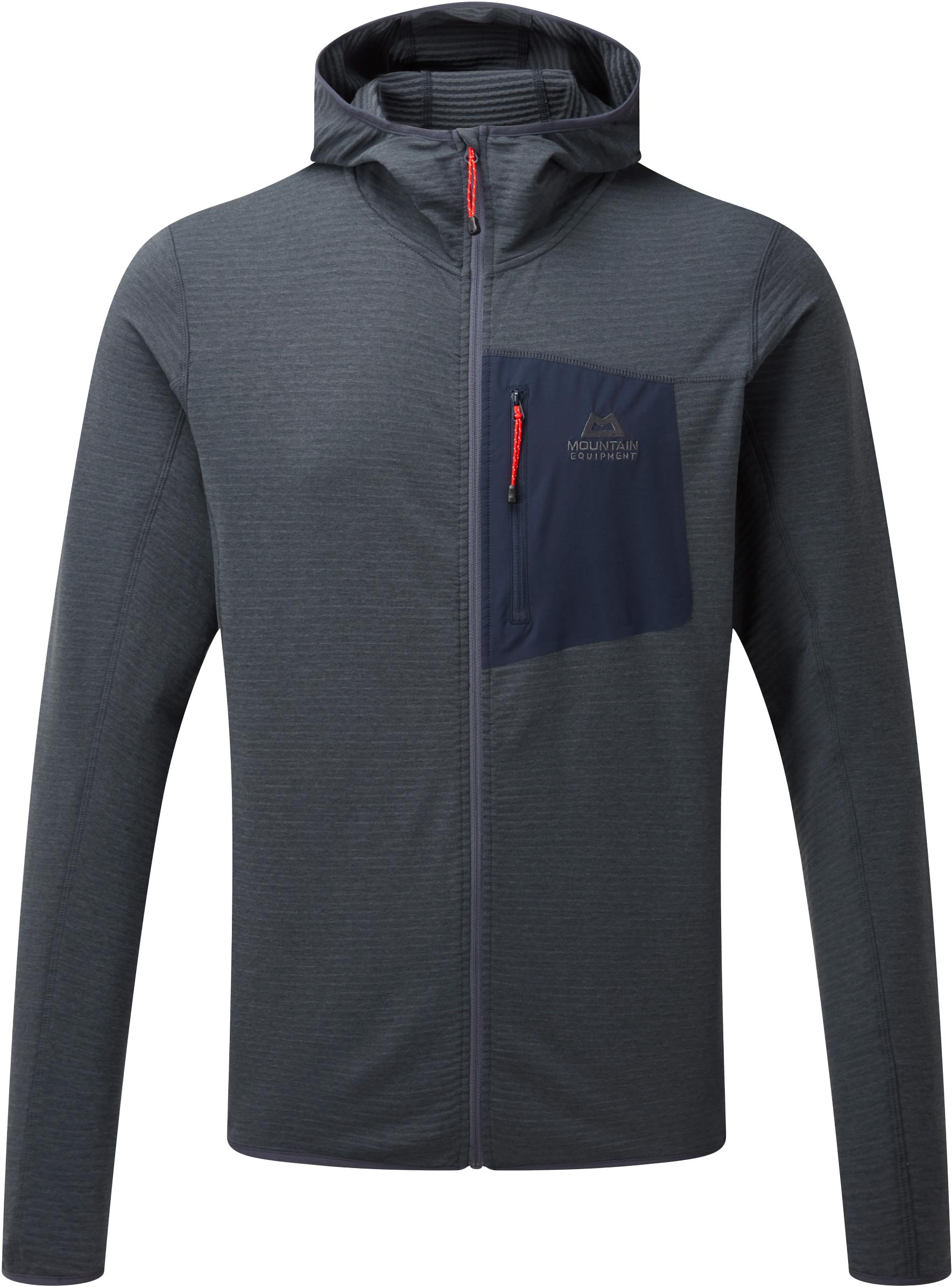 Polaire stretch et légère zippée - Lumiko Hooded M Jacket Ombre Blue/Cosmos - Taille L - Bleu