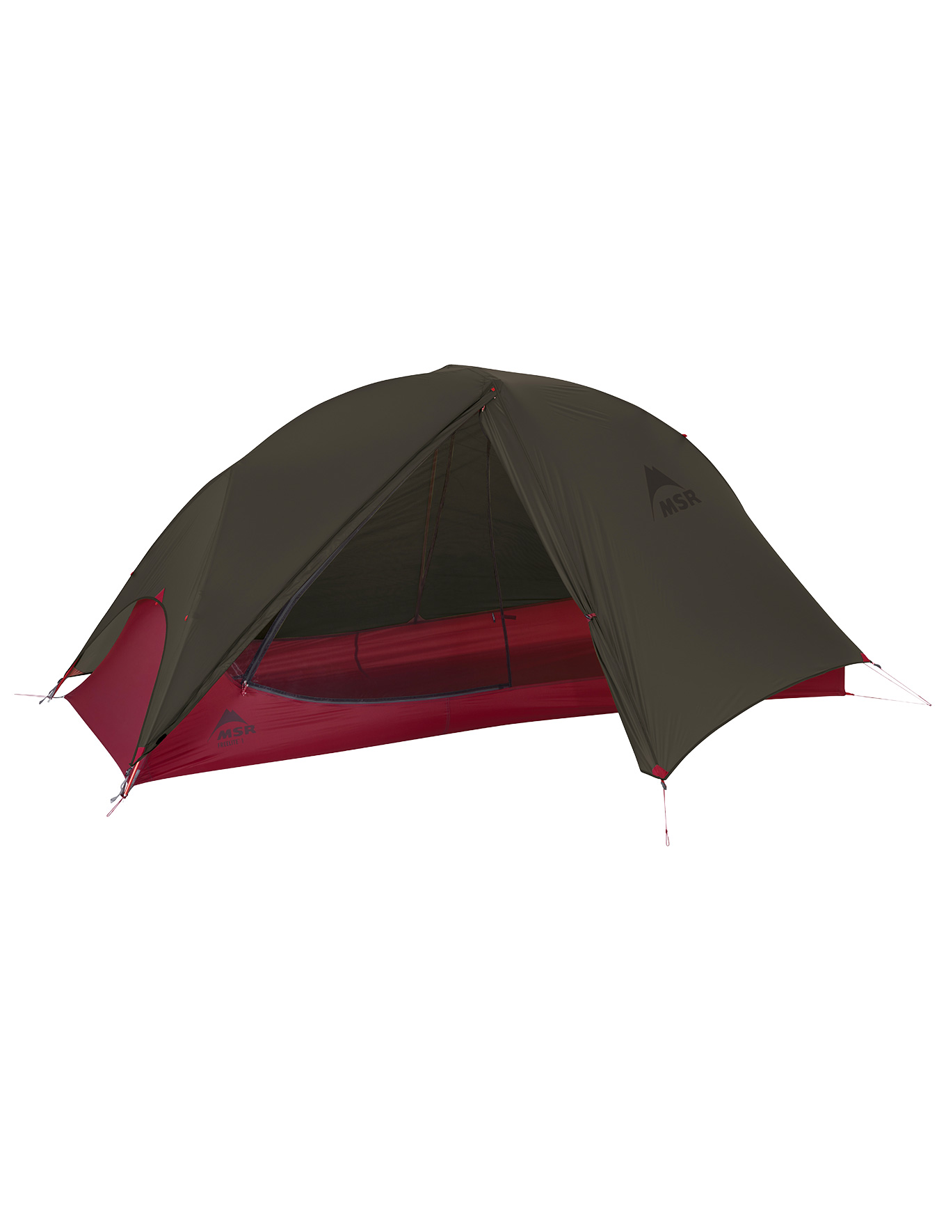 Tente de trekking ultra-légère 1 place - FreeLite 1 Tent V3 Green - Kaki