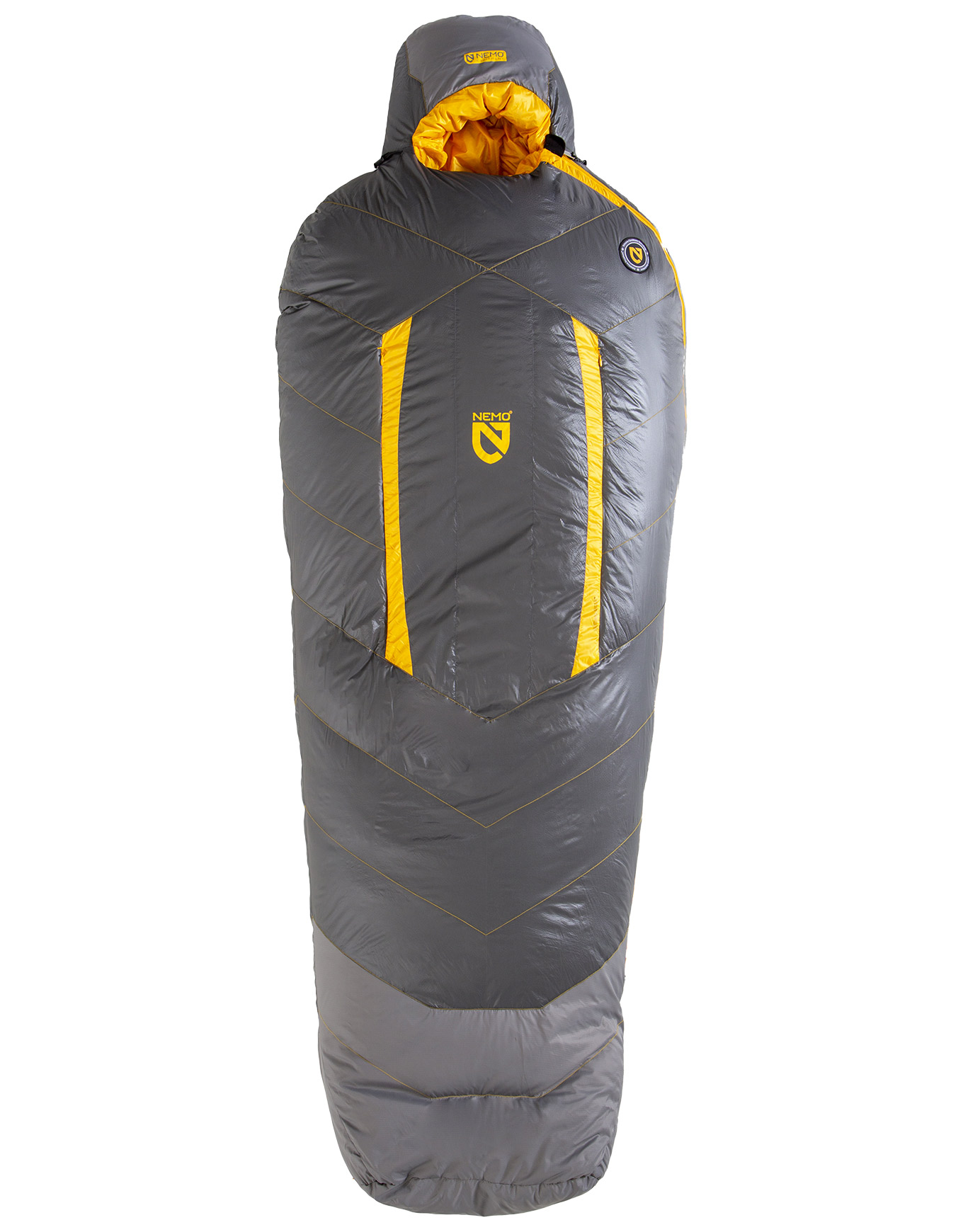 Sac de couchage d'alpinisme - Sonic -20 Goodnight Gray/Torch - Taille Long - Gris