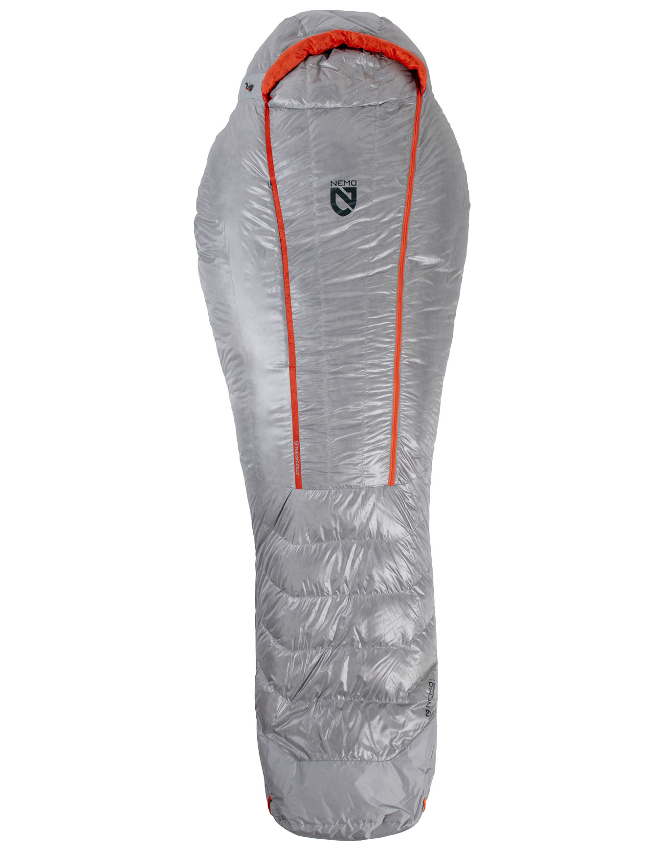 Sac de couchage 2 saisons en duvet naturel - Coda Mens 25/35 Titanium - Taille Regular - Gris