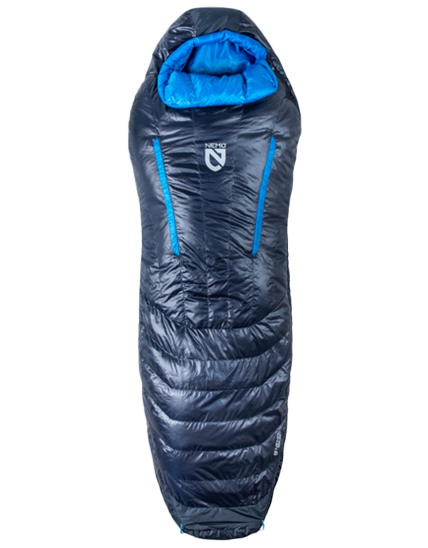 Sac de couchage 2 saisons - Riff Mens 30 Goodnight Gray - Taille Long - Noir