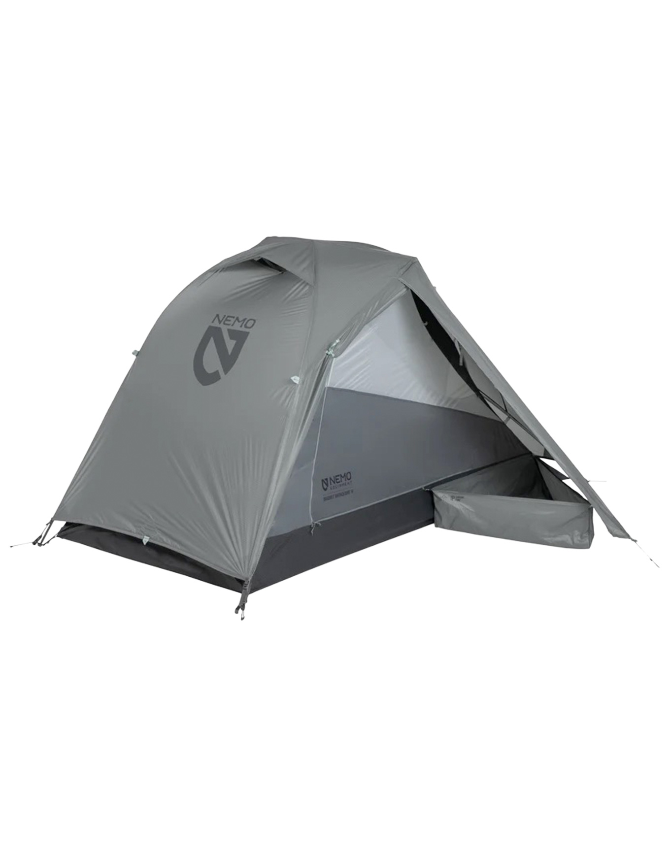Tente de cyclotourisme 1 place ultra-légère - Dragonfly OSMO™ Bikepack 1P - Gris
