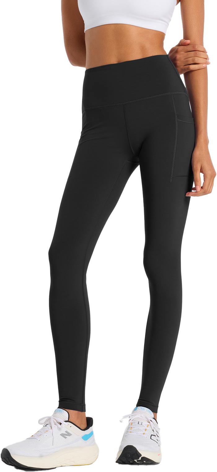 Legging de trail running - NB Sleek Pocket High Rise Legging 27" Black - Taille M - Noir