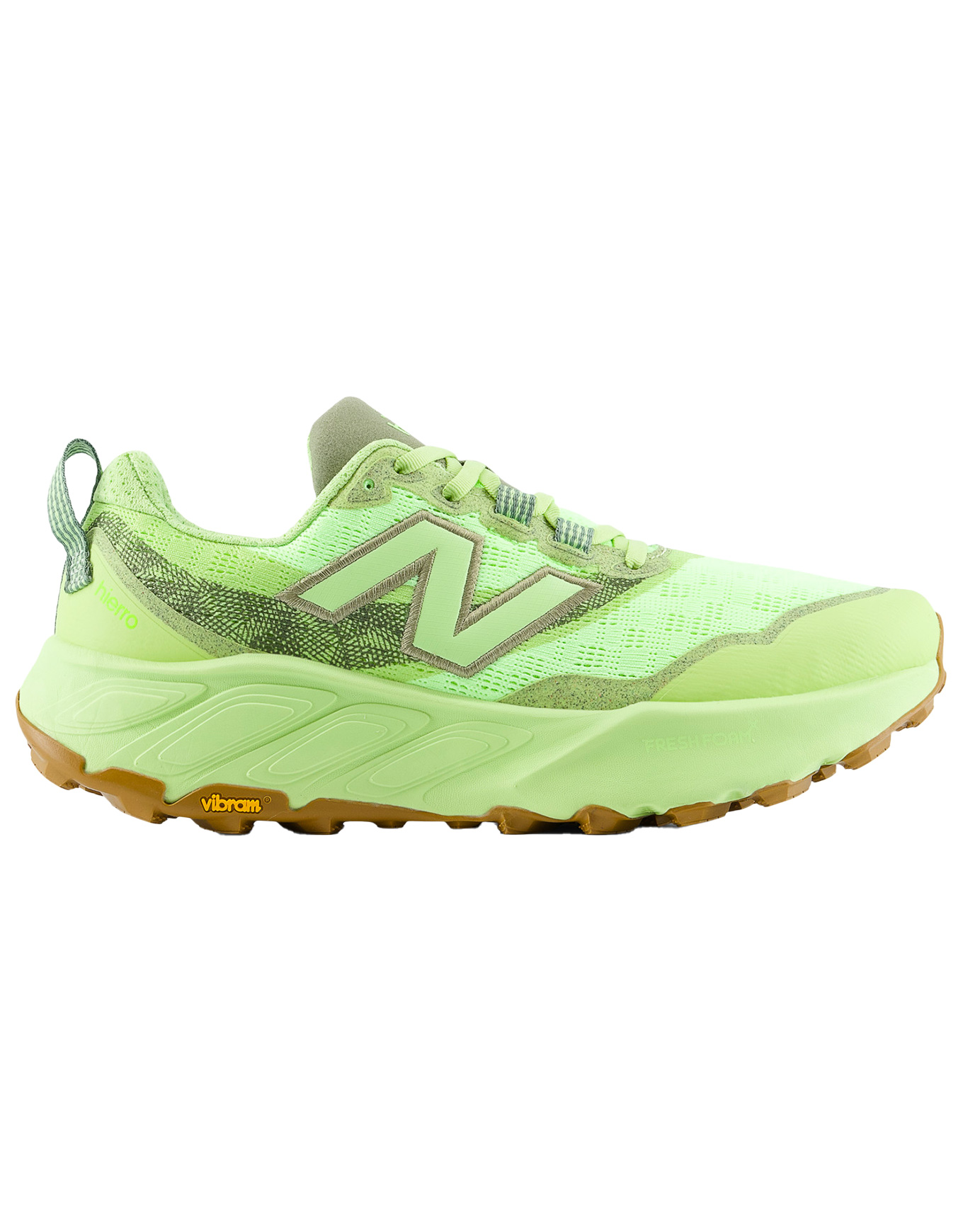 Chaussures de trail - Hierro V9 Afterglow/Dark Olivine - Taille 44,5 - Vert