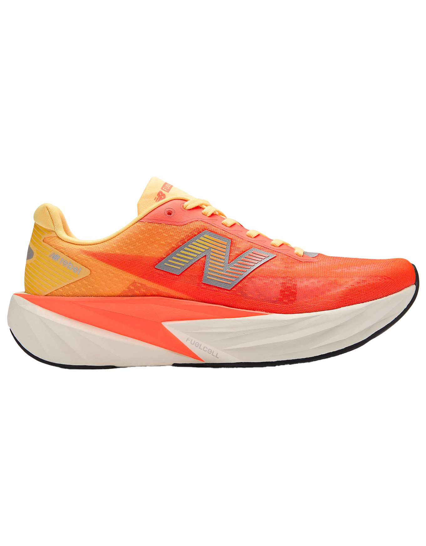 Chaussures de running - Rebel V5 Tangerine Heat/Silver Metallic - Taille 43 - Orange