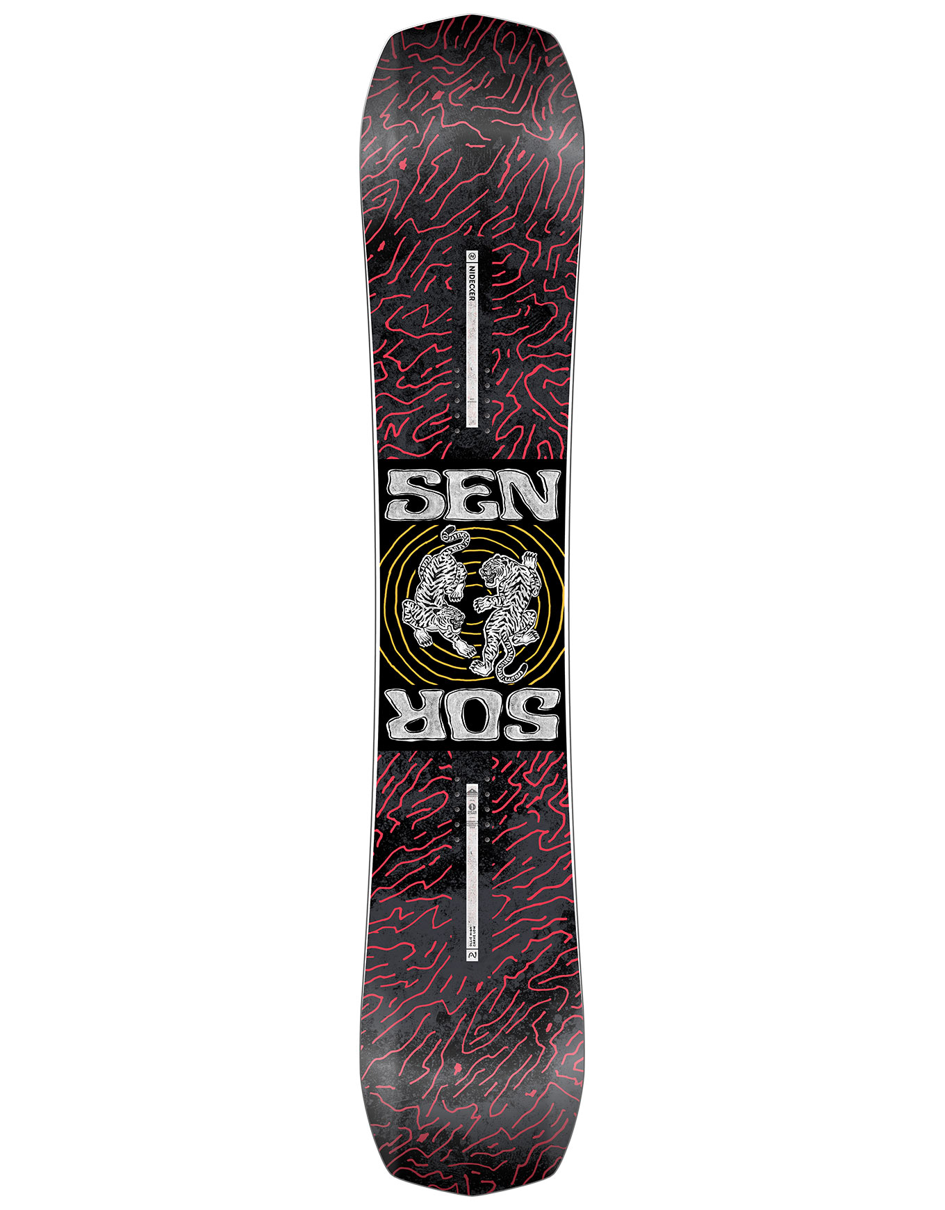 Snowboard All-Mountain Freestyle Sensor Women 2026 für Damen Größe 153 cm Rot
