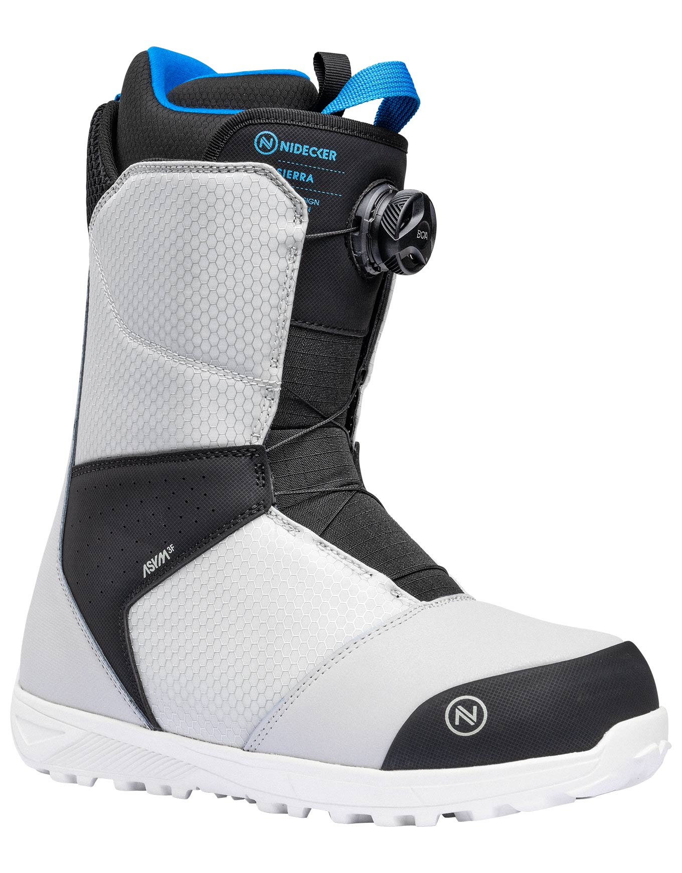 All-Mountain Snowboardboots Sierra Men Gray für Herren aus Wolle Größe 26.5 Grau