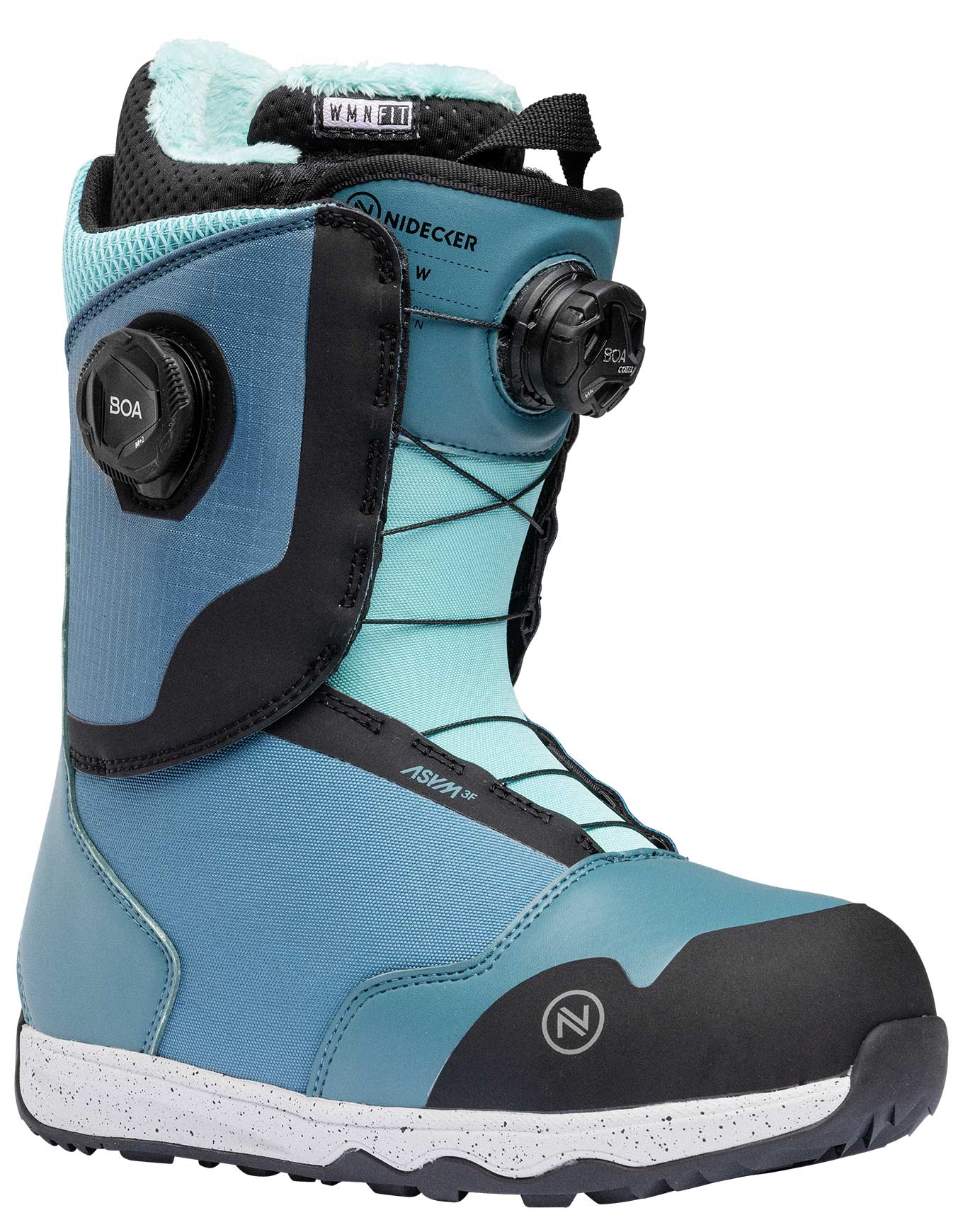 All-Mountain Freestyle Snowboard Boots Rift Women Aqua Blue für Damen Größe 23.5 Blau