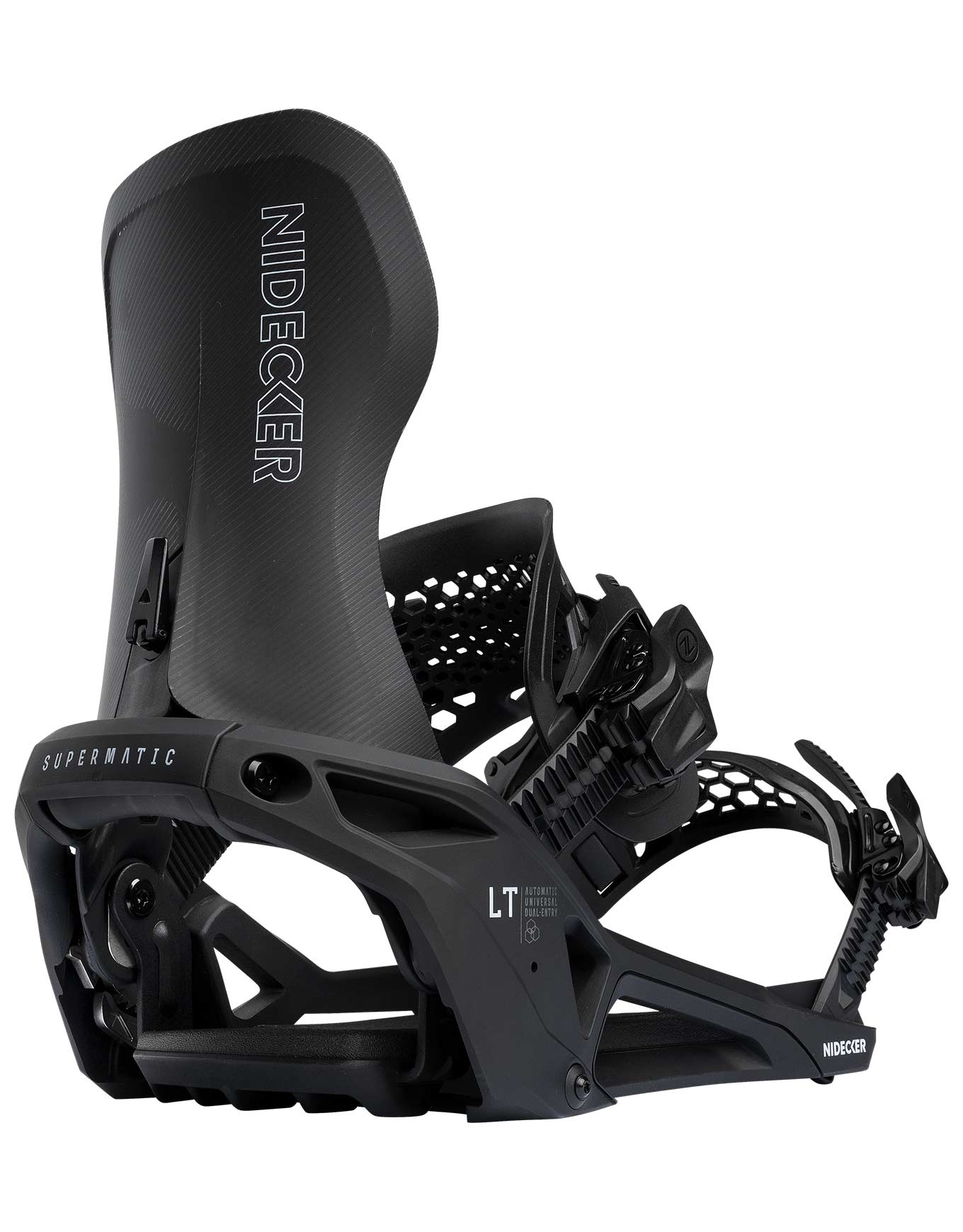 All-Mountain-Snowboard-Bindungen Supermatic Lt Black Größe 37,5-41 schwarz