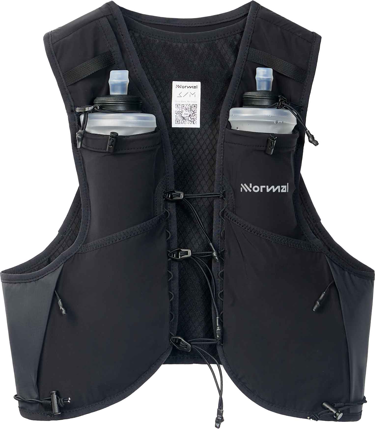 Gilet de course - Race Vest Black en Nylon - Taille L - Noir