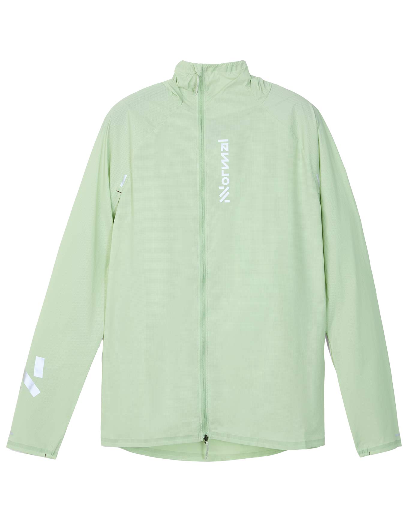 Veste de trail coupe-vent - Trail Wind Jacket Light Green en Nylon - Taille M - Vert