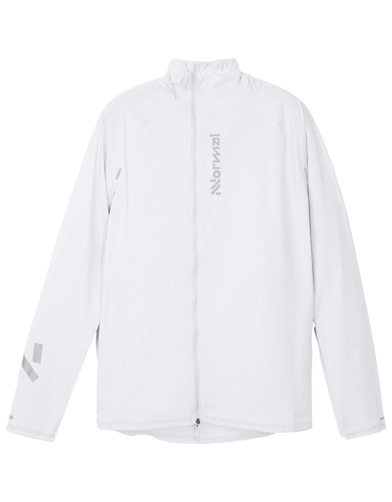 Veste de trail coupe-vent - Trail Wind Jacket White en Nylon - Taille L - Blanc