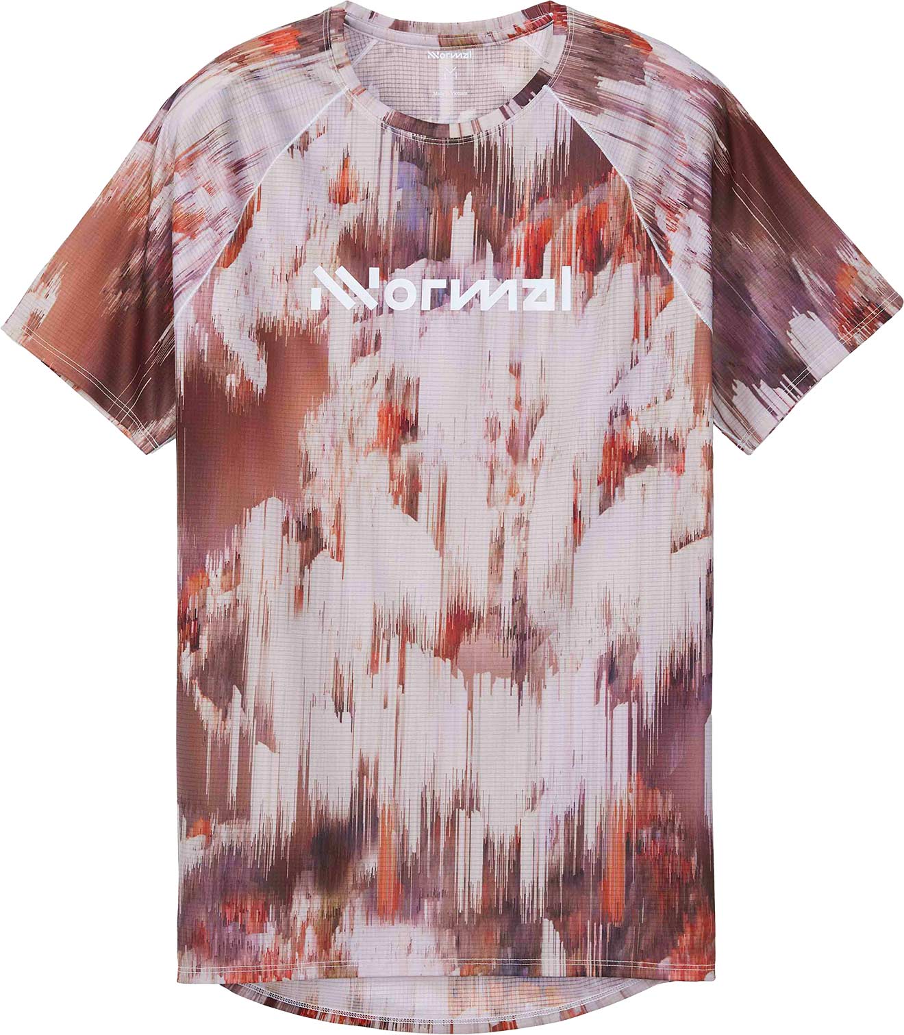 T-shirt de running ultra léger et très respirant - Race T-Shirt 02 Print - Taille L - Marron