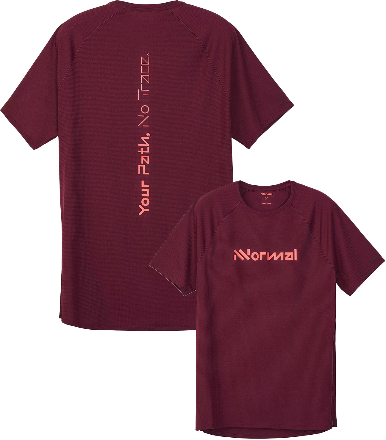 T-shirt ultra léger et très respirant - Race T-Shirt 02 Burgundy - Taille L - Bordeaux