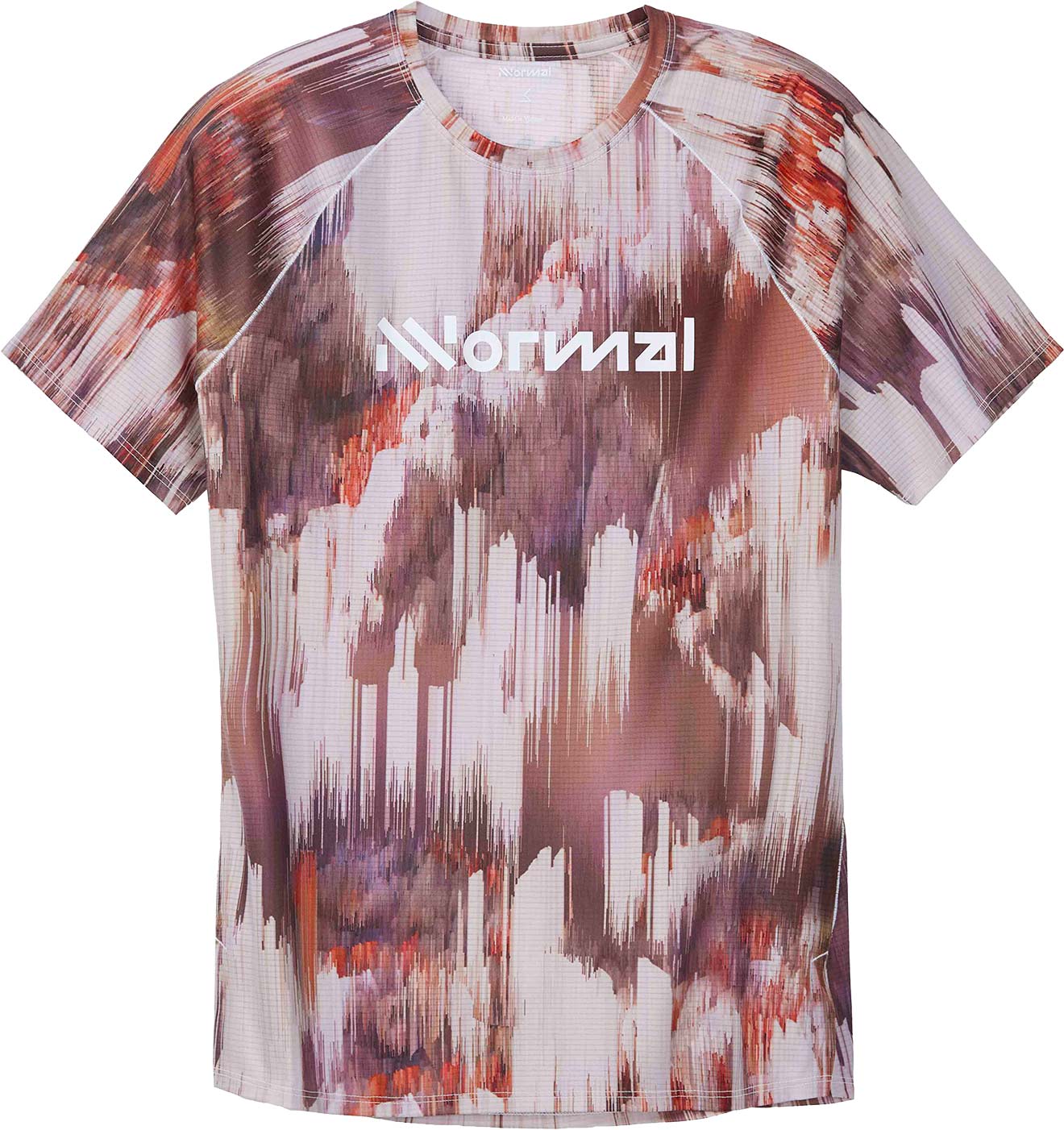 T-shirt de running ultra léger et très respirant - Race T-Shirt 02 W Print - Taille S - Marron