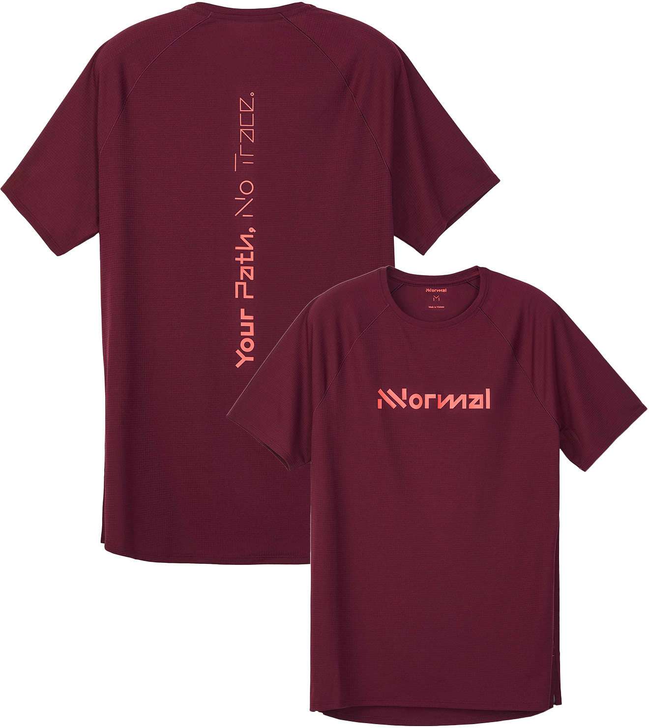 T-shirt de running ultra léger et très respirant - Race T-Shirt 02 W Burgundy - Taille XS - Bordeaux