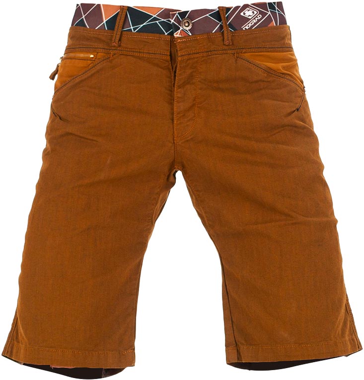 Short d'escalade - Yaniro M Short Curry en Coton - Taille L - Orange