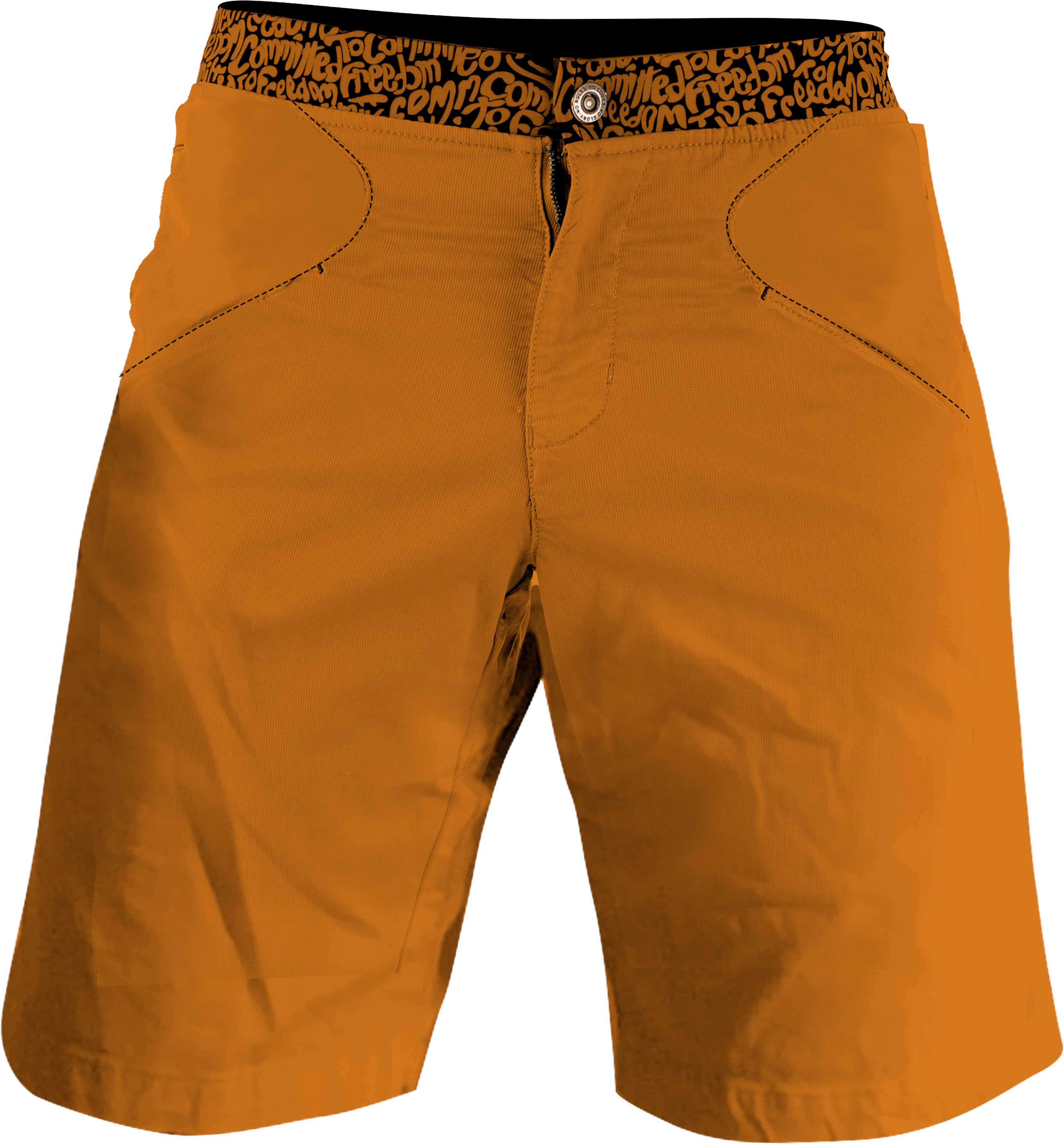 Short respirant stretch - Liberty M Short Curry en Coton - Taille L - Jaune