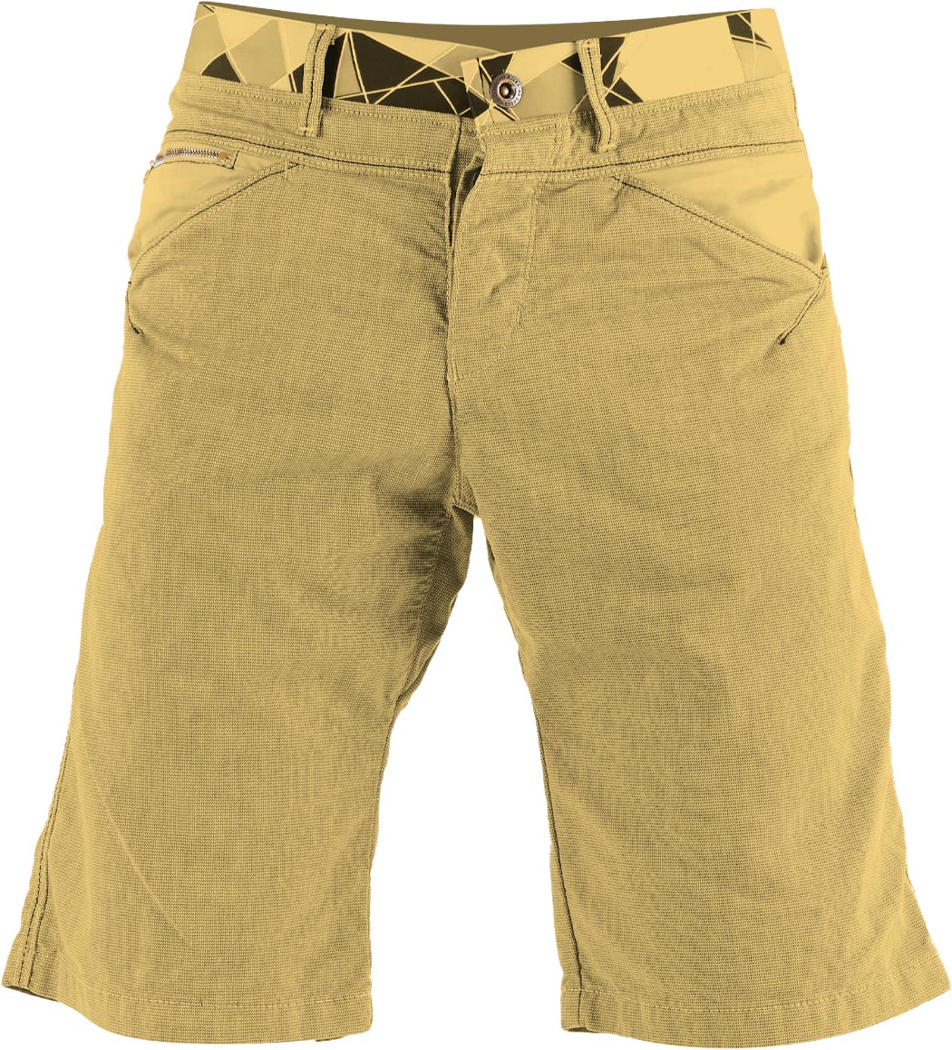 Short confortable stretch - Yaniro M Short Paille en Coton - Taille L - Jaune