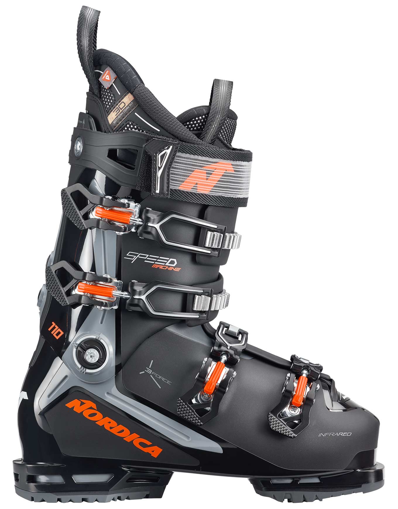 Skischuhe Speedmachine 3 110 GW für Herren Größe 44,5 schwarz