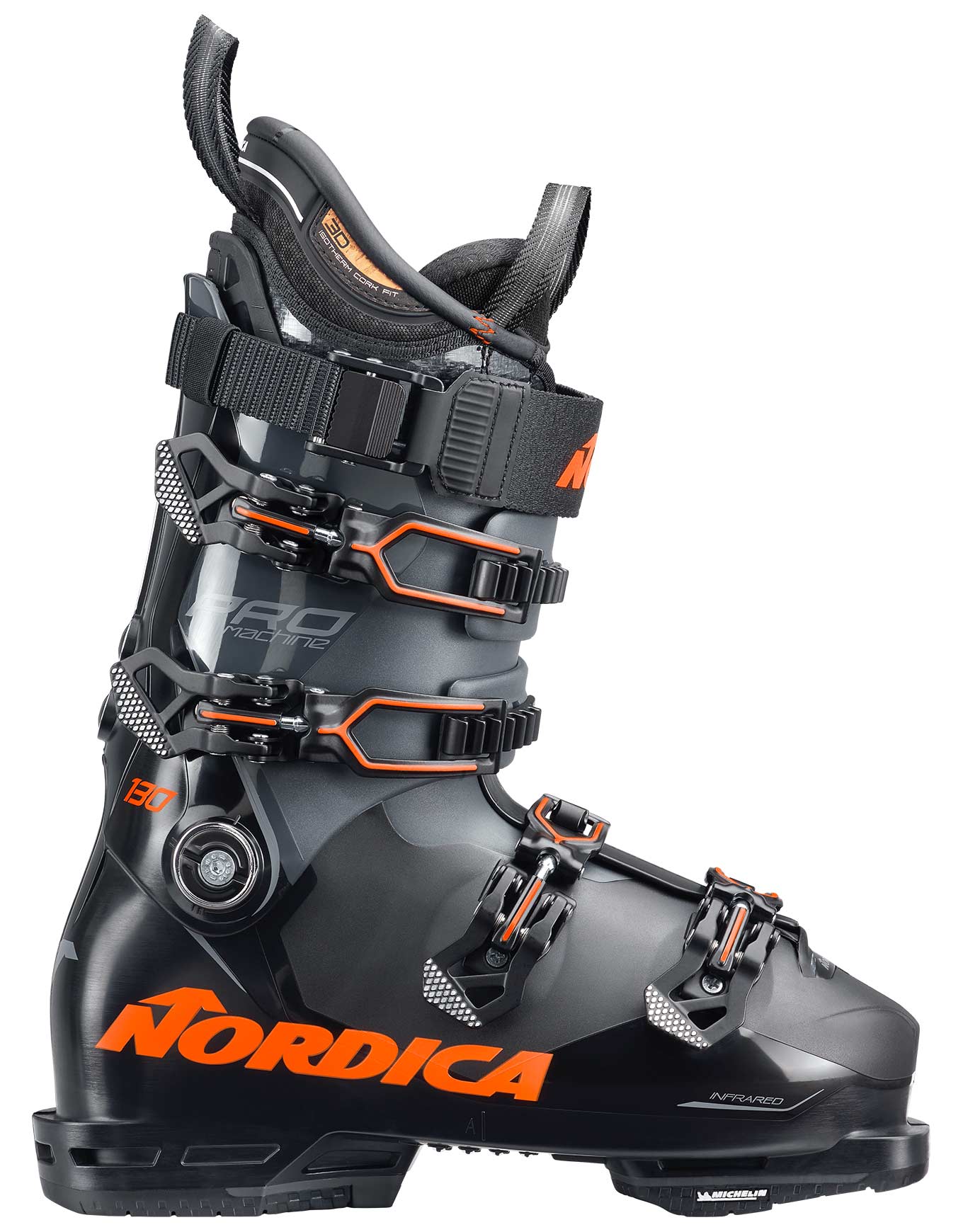 Skischuhe Pro Machine 130 Gw für Herren Größe 44,5 schwarz