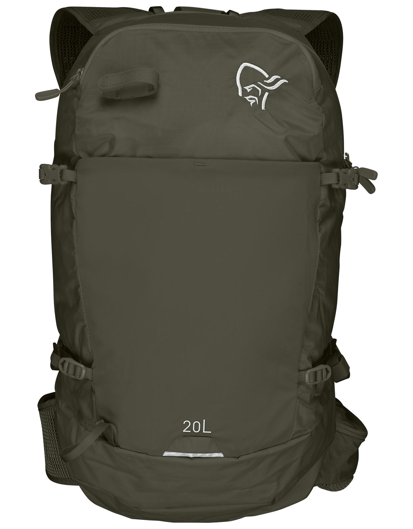 Norrona - Sac à dos de randonnée - Femund Econyl70 20L Pack Olive Night - Kaki