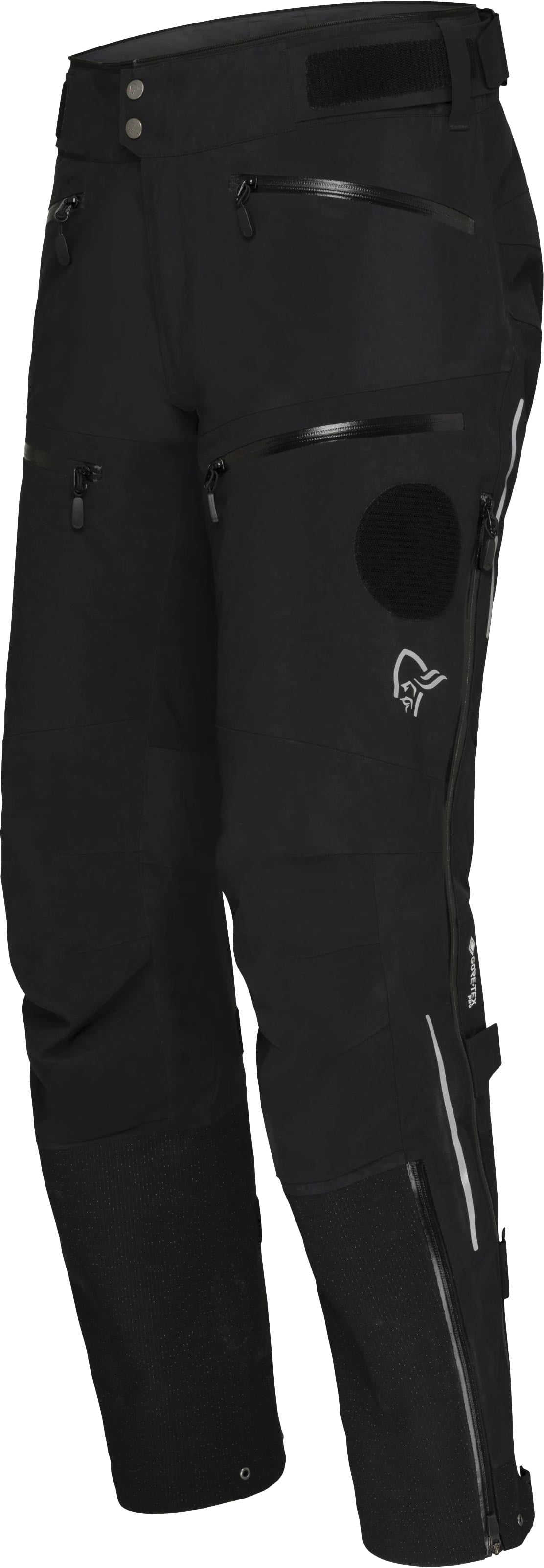 Norrona - Pantalon d'alpinisme en GORE-TEX PRO - Trollveggen Gore-Tex Pro Rescue Pants M Caviar Black en Nylon - Taille M - Noir