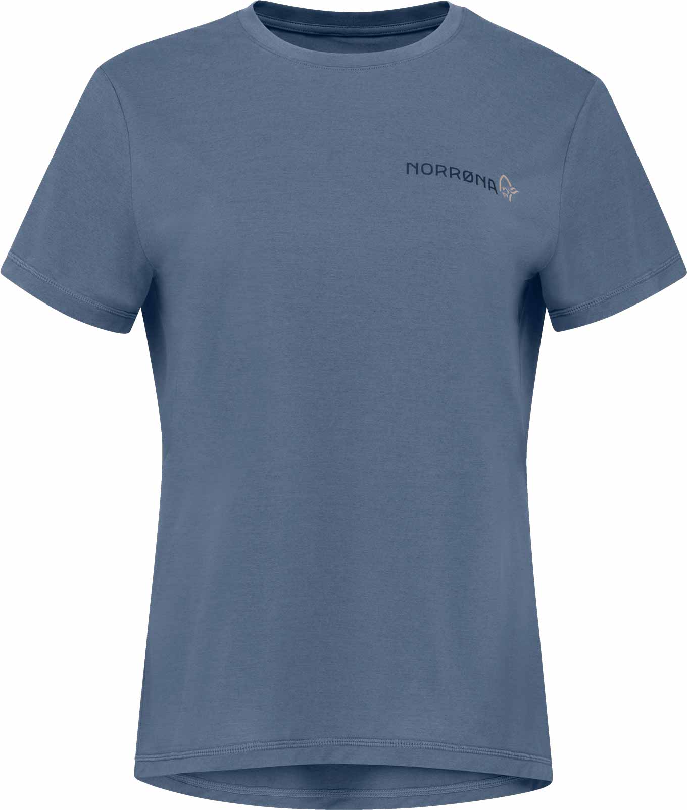 Norrona - T-shirt de randonnée à manches courtes - Femund Tech T-Shirt W Vintage Indigo - Taille M - Bleu