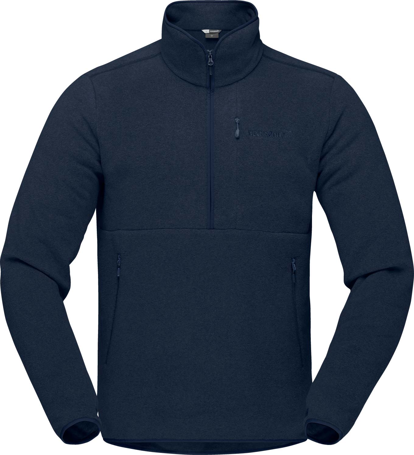 Norrona - Polaire isolante et respirante - Femund Warm2 Zip Neck Indigo Night - Taille L - Bleu