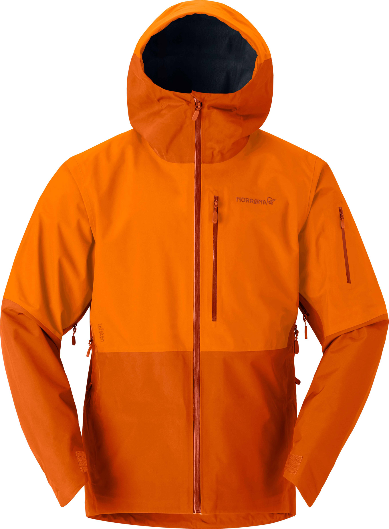 Norrona GORE-TEX Schutzjacke Lofoten Gore-Tex Jacket M Gold Flame für Herren Größe M Orange