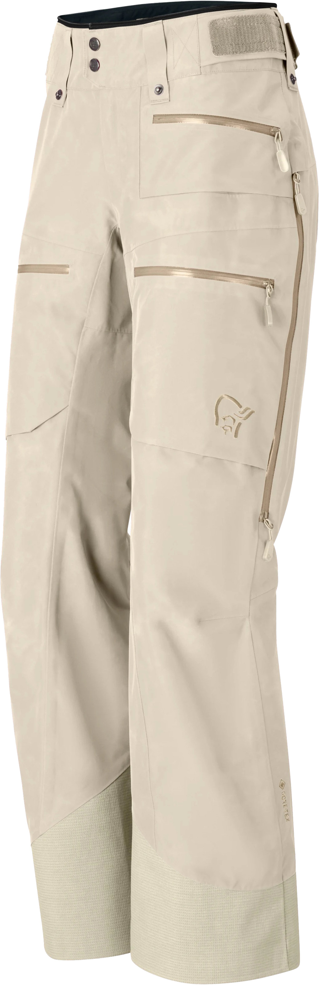 Norrona Hose aus GORE-TEX und PrimaLoft® Lofoten Gore-Tex Insulated Pants W Oatmeal für Damen Größe L Beige