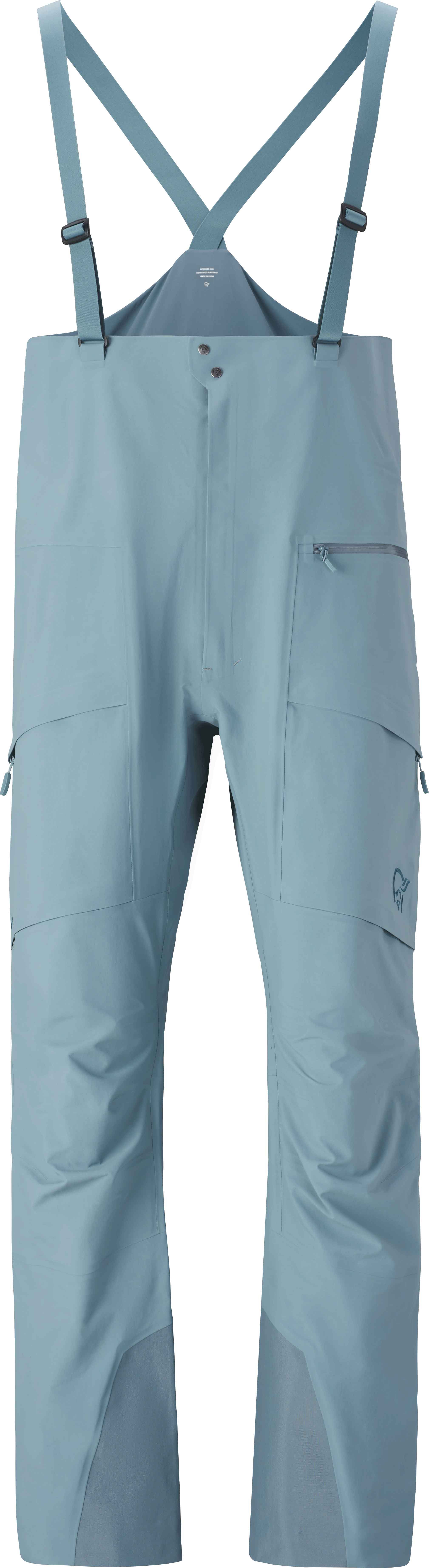 Norrona Latzhose aus GORE-TEX More Gore-Tex Salopette M Trooper für Herren Größe L Blau