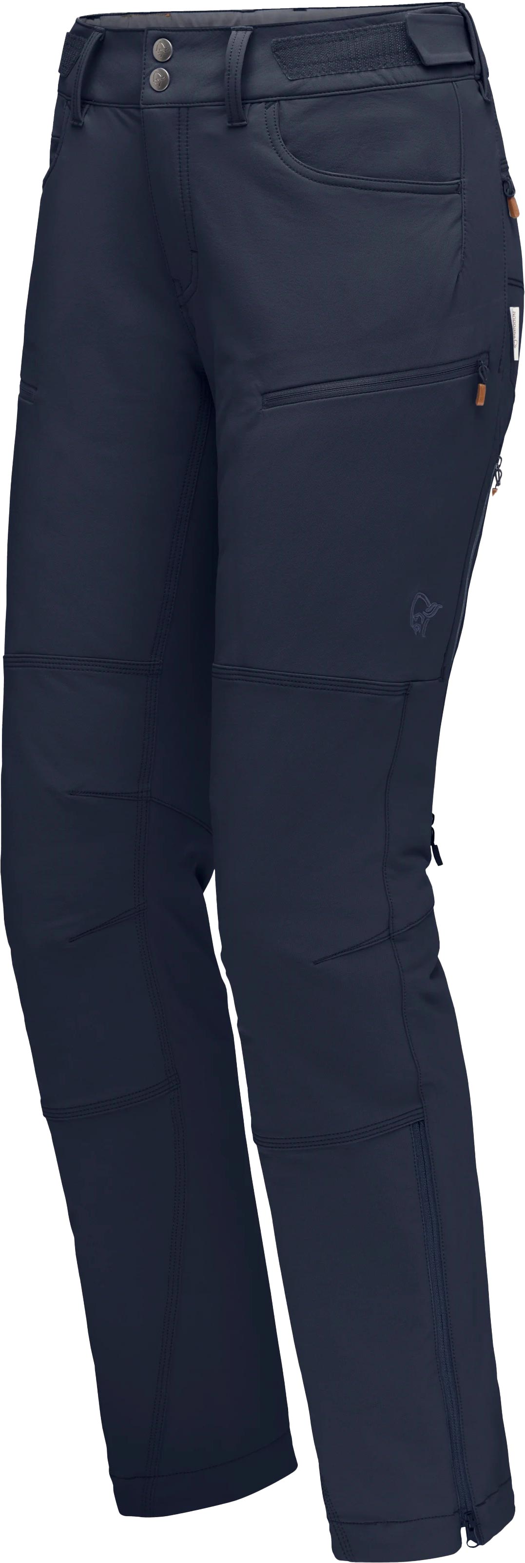Norrona - Pantalon de randonnée - Femund Flex1 Pants W Navy Blazer en Softshell - Taille M