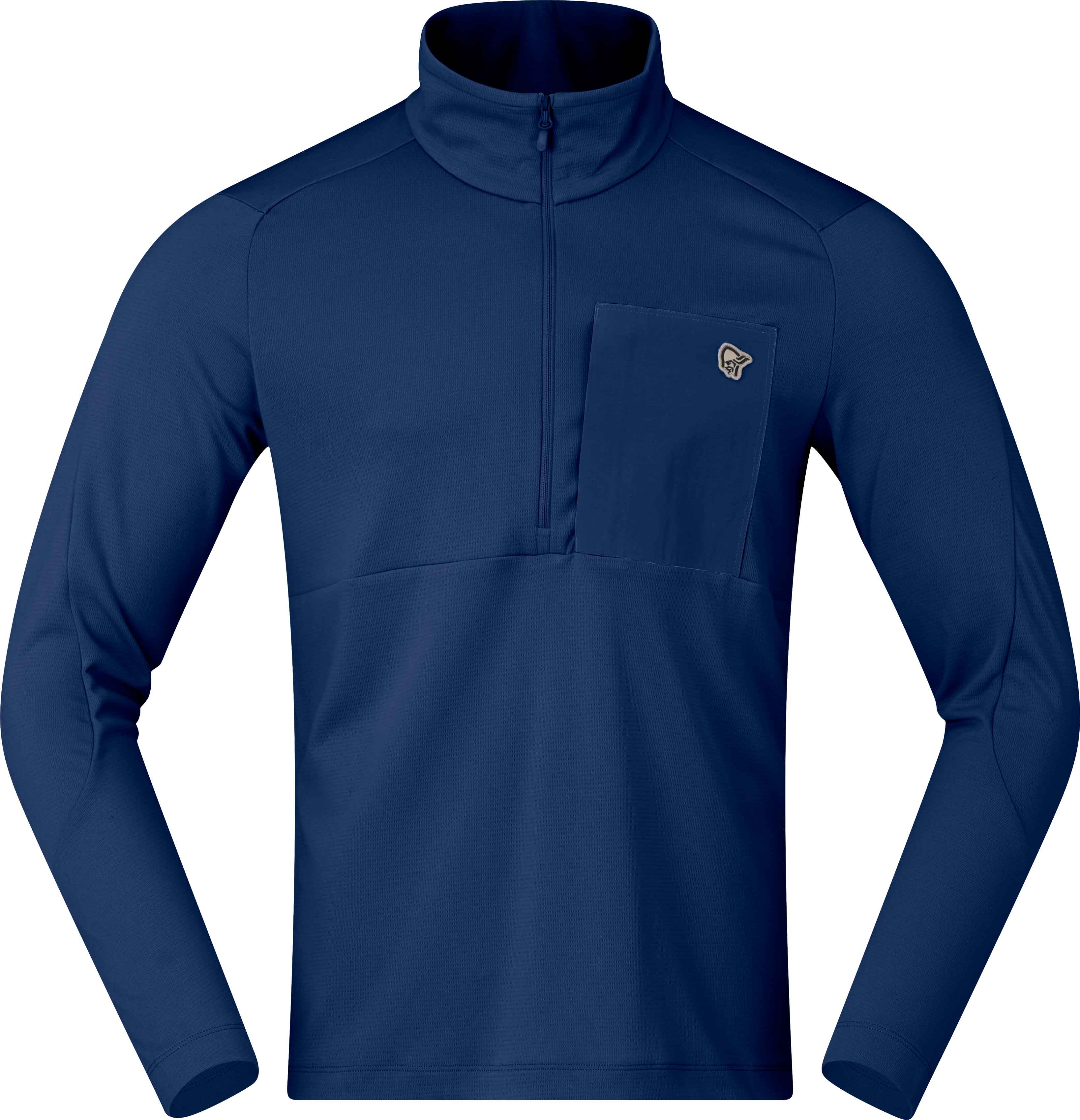 Norrona - Polaire isolante et respirante - Femund Warm1 Zip Neck M Indigo Night - Taille M - Bleu
