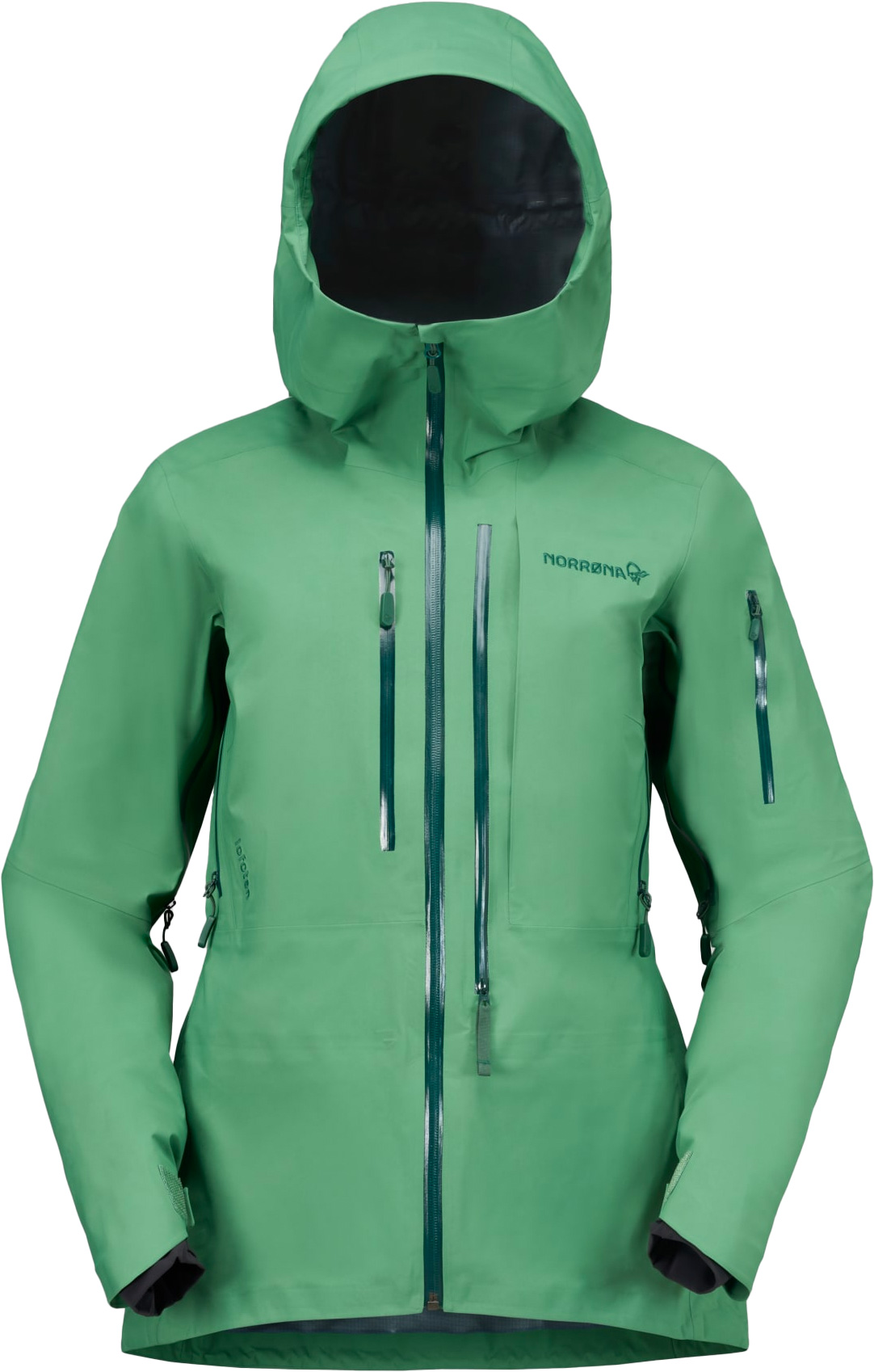 Norrona Wetterschutzjacke aus GORE-TEX PRO Lofoten Gore-Tex Pro Jacket W Dark Ivy für Damen Größe S Grün