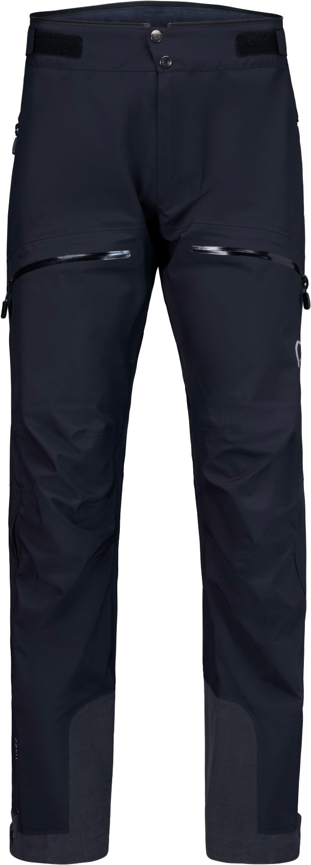 Norrona - Pantalon en GORE-TEX PRO - Trollveggen Gore-Tex Pro Light Pants M Caviar Black - Taille L - Noir