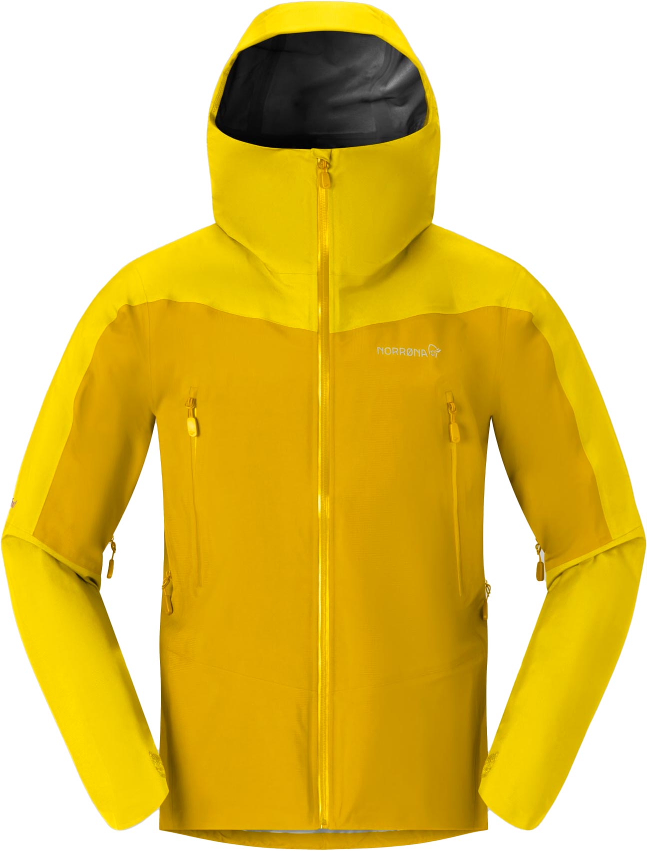 Norrona - Veste en GORE-TEX - Falketind Gore-Tex Jacket M Golden Palm - Taille L - Jaune