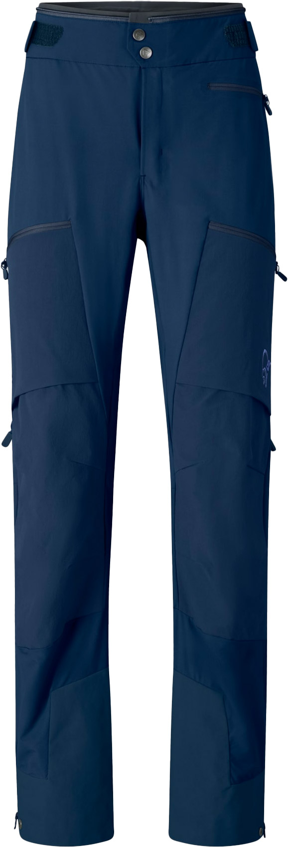 Norrona Skitourengehen-Hose – Frau – Lyngen Flex1 Light Pants Lyngen Flex1 Light Pants W Indigo Night für Damen aus Softshell Größe