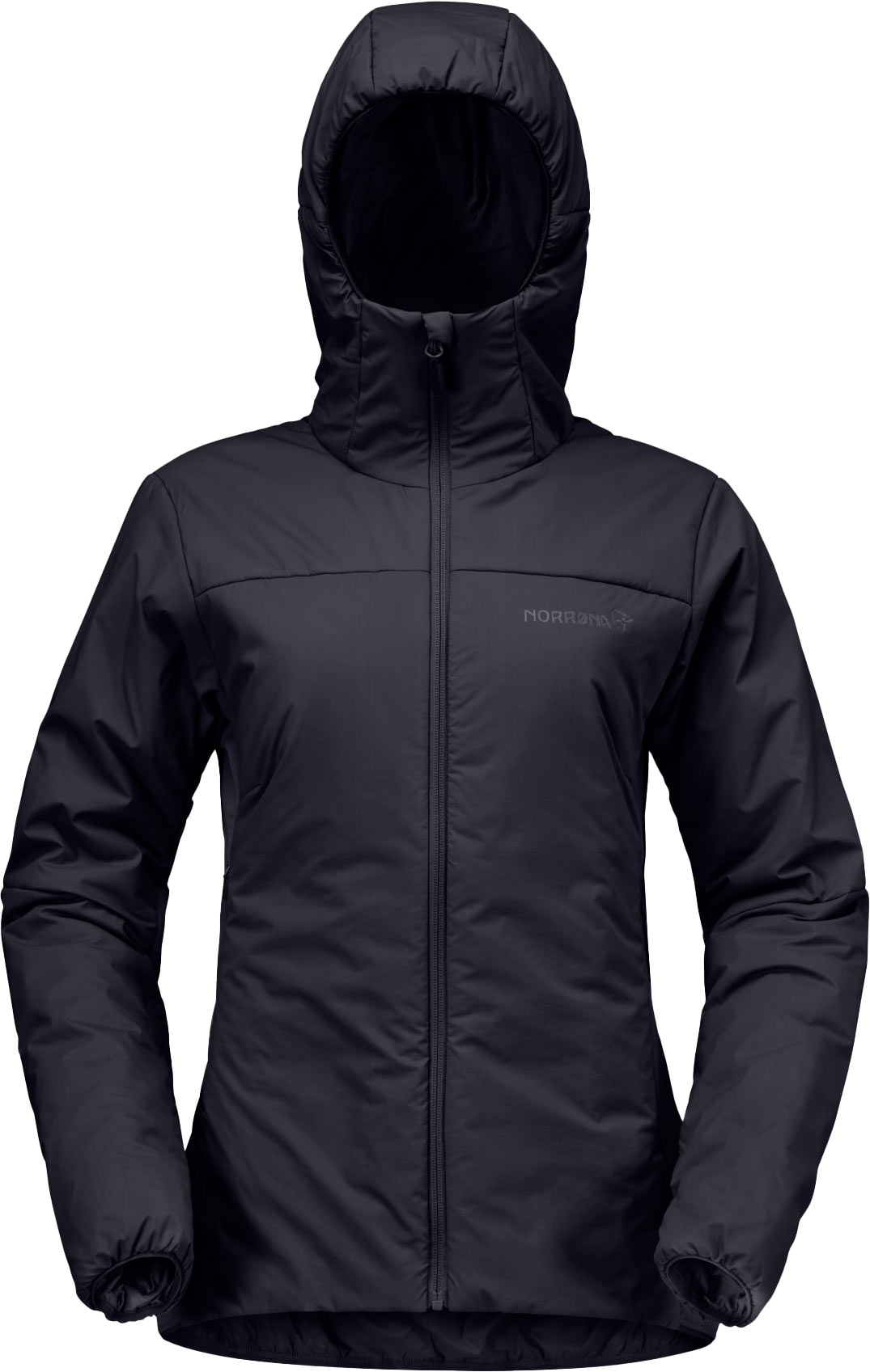 Norrona - Doudoune polyvalente - Femund Thermo60 Zip Hood W Caviar Black - Taille M - Noir